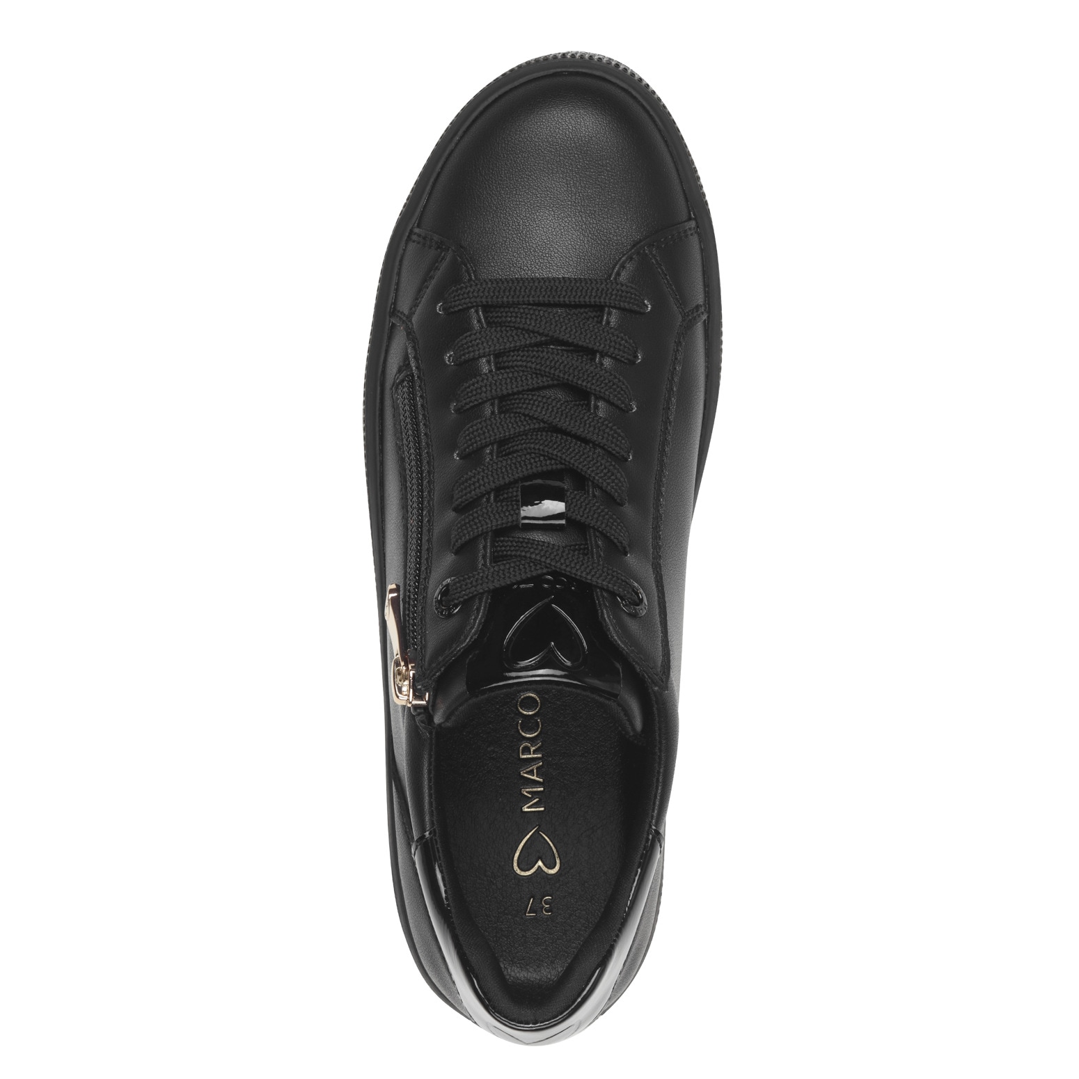 MARCO TOZZI Plateausneaker  , Freizeitschuh, Halbschuh, Schnürschuh in veganer Verarbeitung