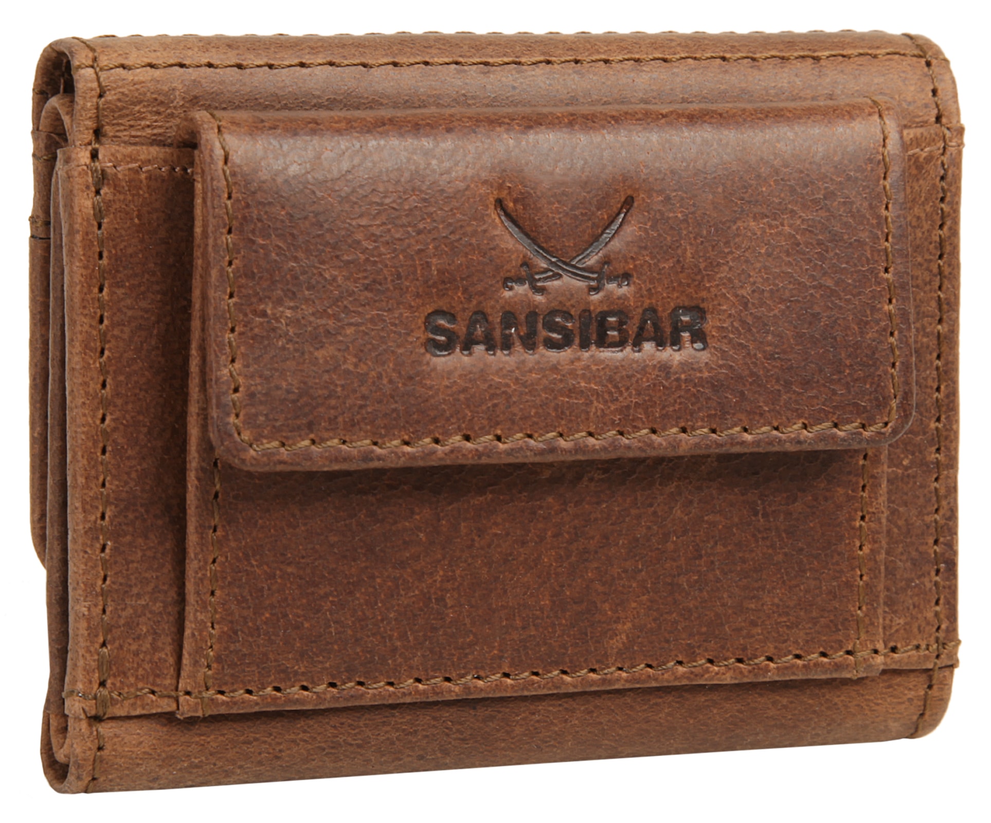 Sansibar Geldbörse echt Leder