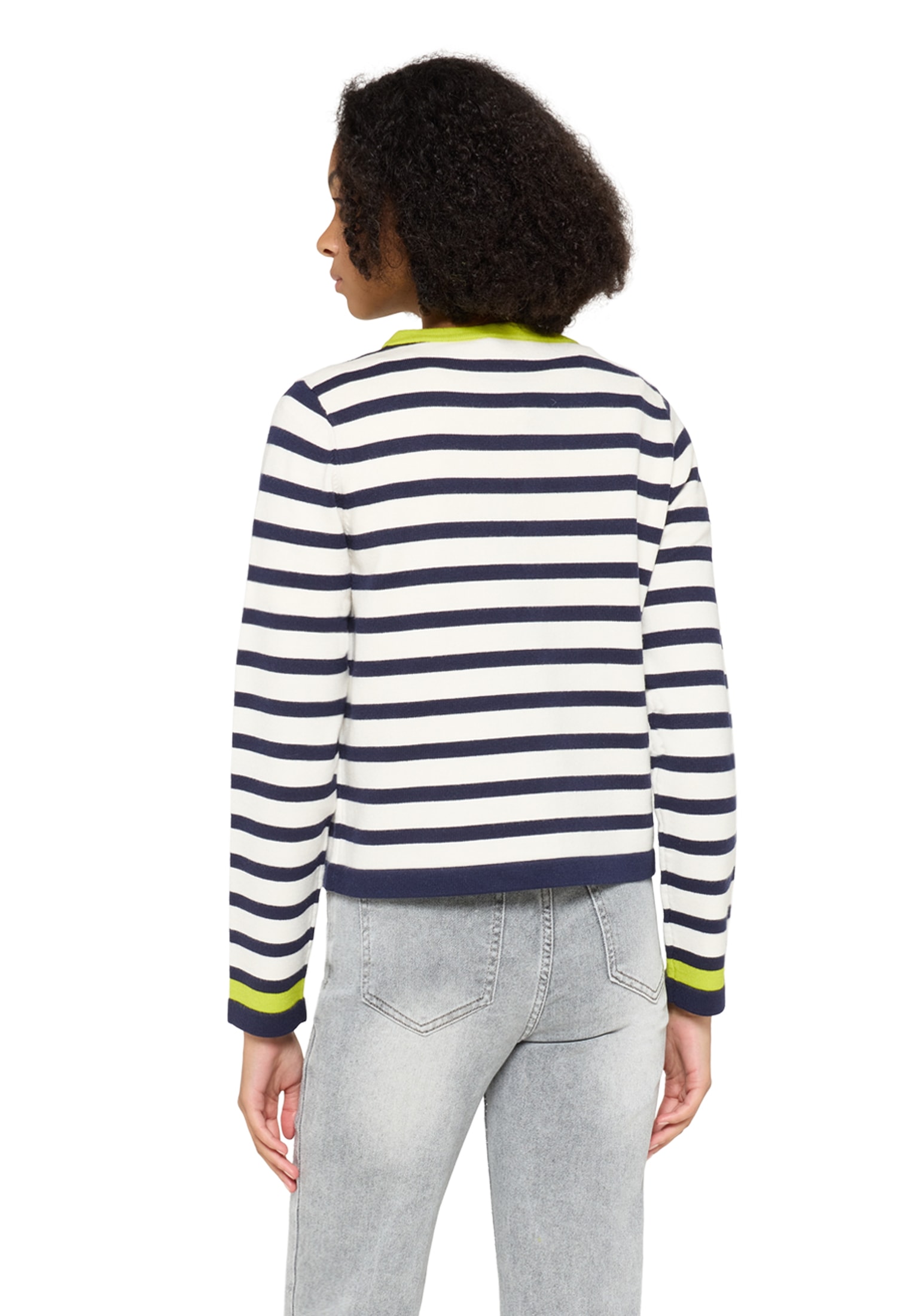 Cartoon Strickjacke »Feinstrickjacke mit Rundhalsausschnitt«