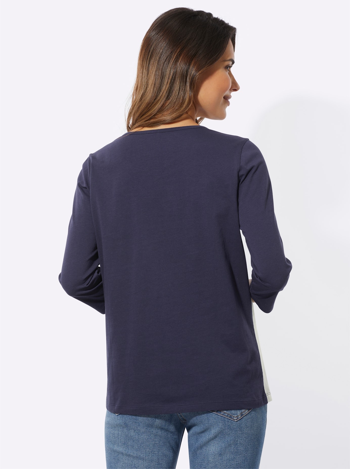 Classic Basics 3/4-Arm-Shirt »Rundhals-Shirt«, (1 tlg.)