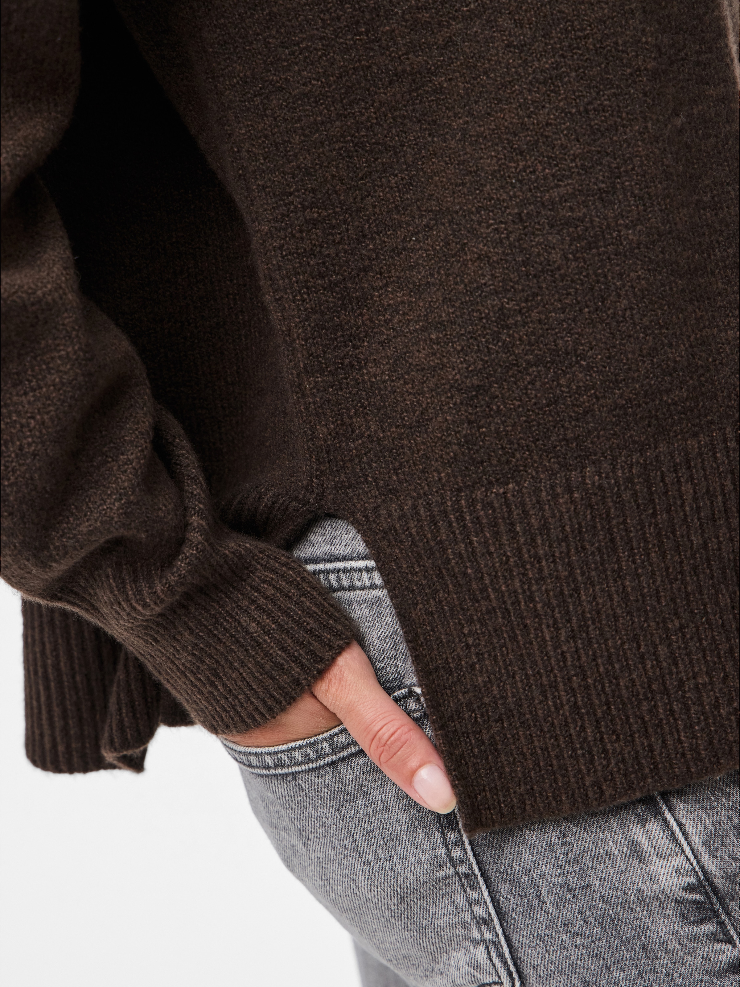 pieces Rollkragenpullover »PCMALOU LS ROLLNECK KNIT NOOS BC«