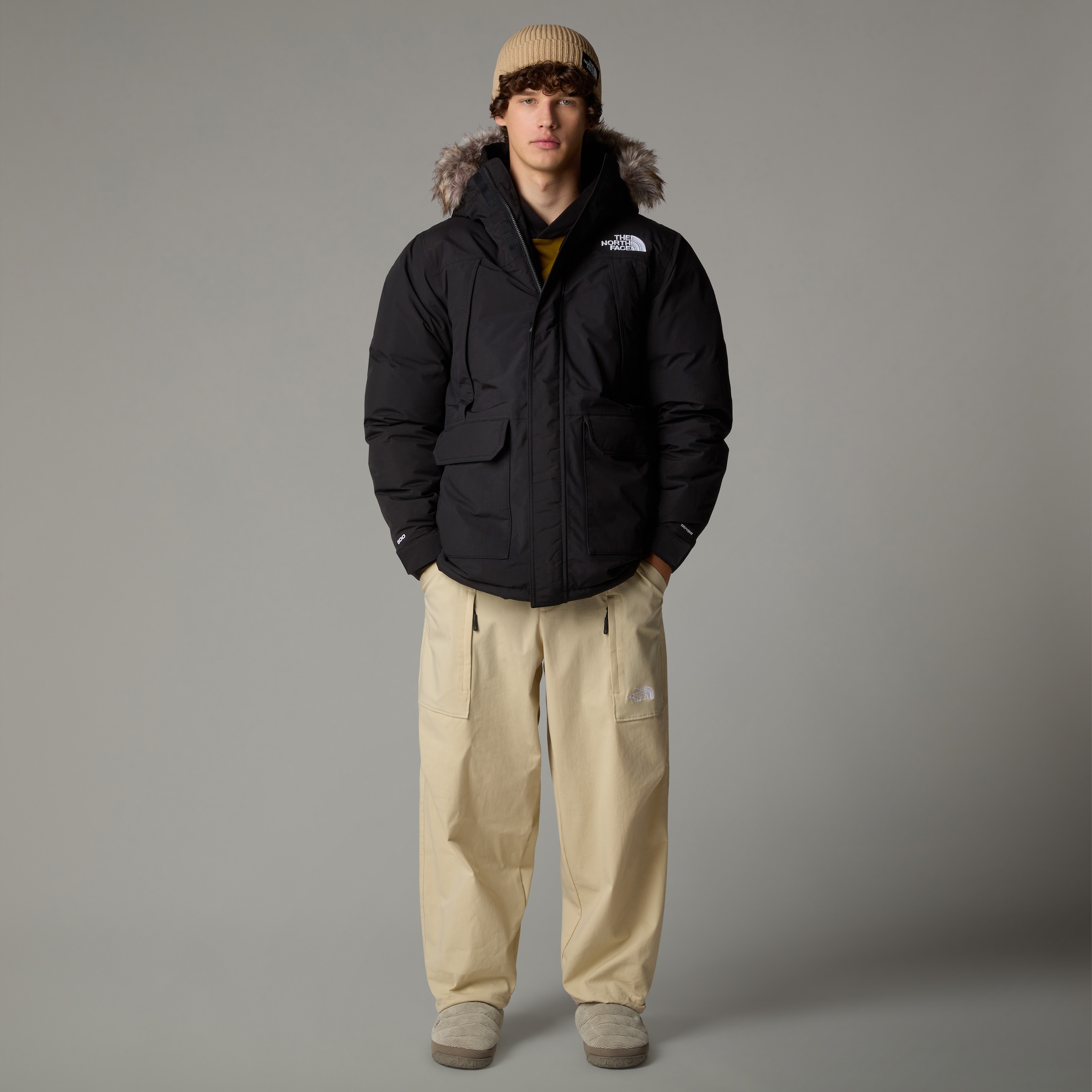 The North Face Funktionsparka »M MCMURDO PARKA«, (1 St.), mit Kapuze, mit Logostickerei