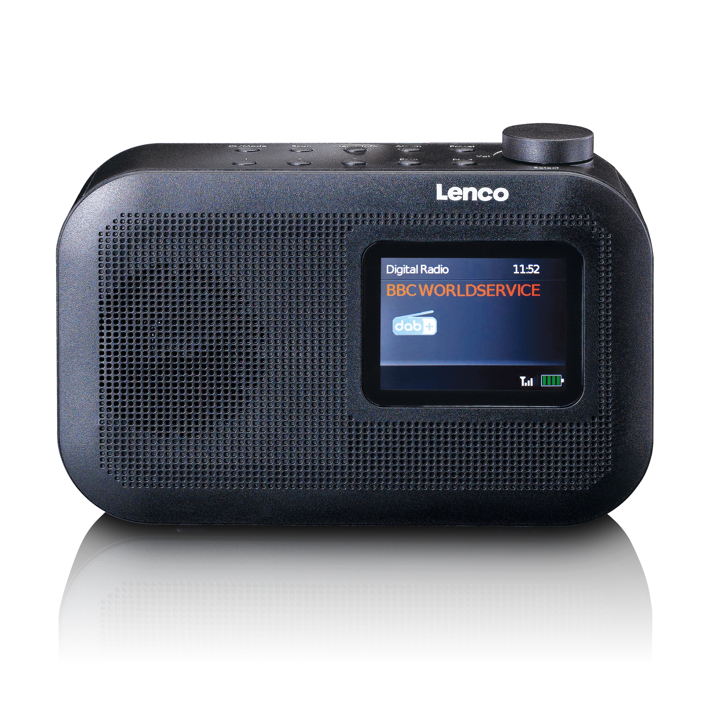 Lenco Digitalradio (DAB+) »PDR-026BK« (Bluetooth Digitalradio (DAB+) | FM-Tuner ) tragbar, großes Farbdisplay und integr. Akku