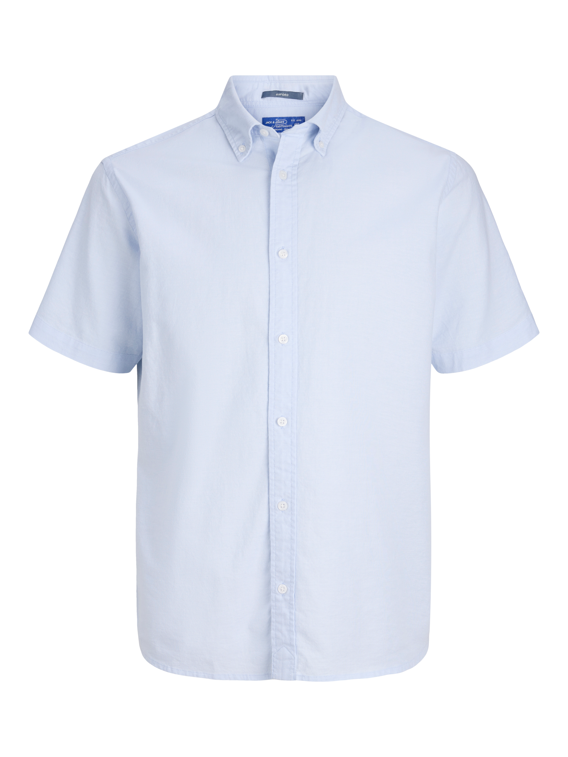 Jack & Jones Kurzarmhemd »JPRBLUHARVEY OXFORD S/S SHIRT« mit Button-Down Kragen