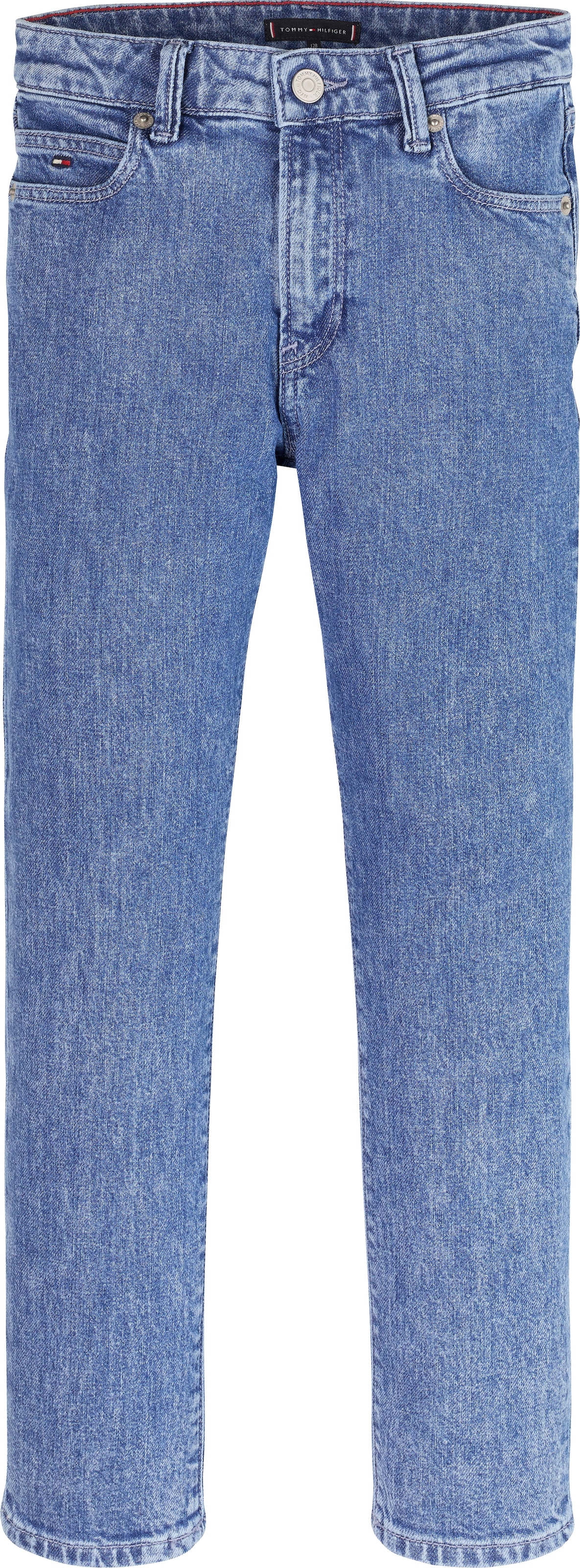 Tommy Hilfiger Straight-Jeans »MODERN STRAIGHT SALT&PEPPER«, mit Logostickerei