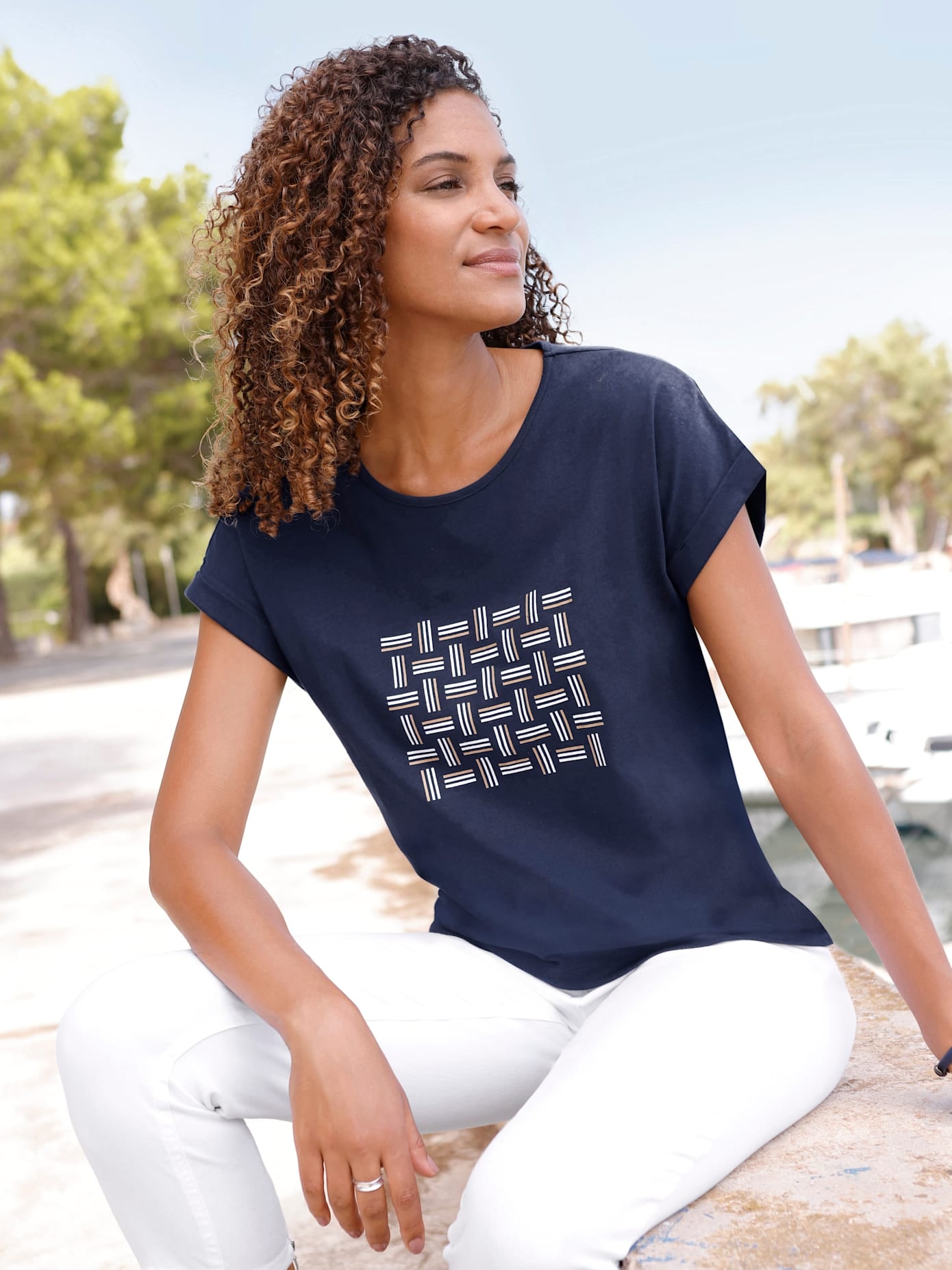 Casual Looks Kurzarmshirt »Shirt« 1 tlg.