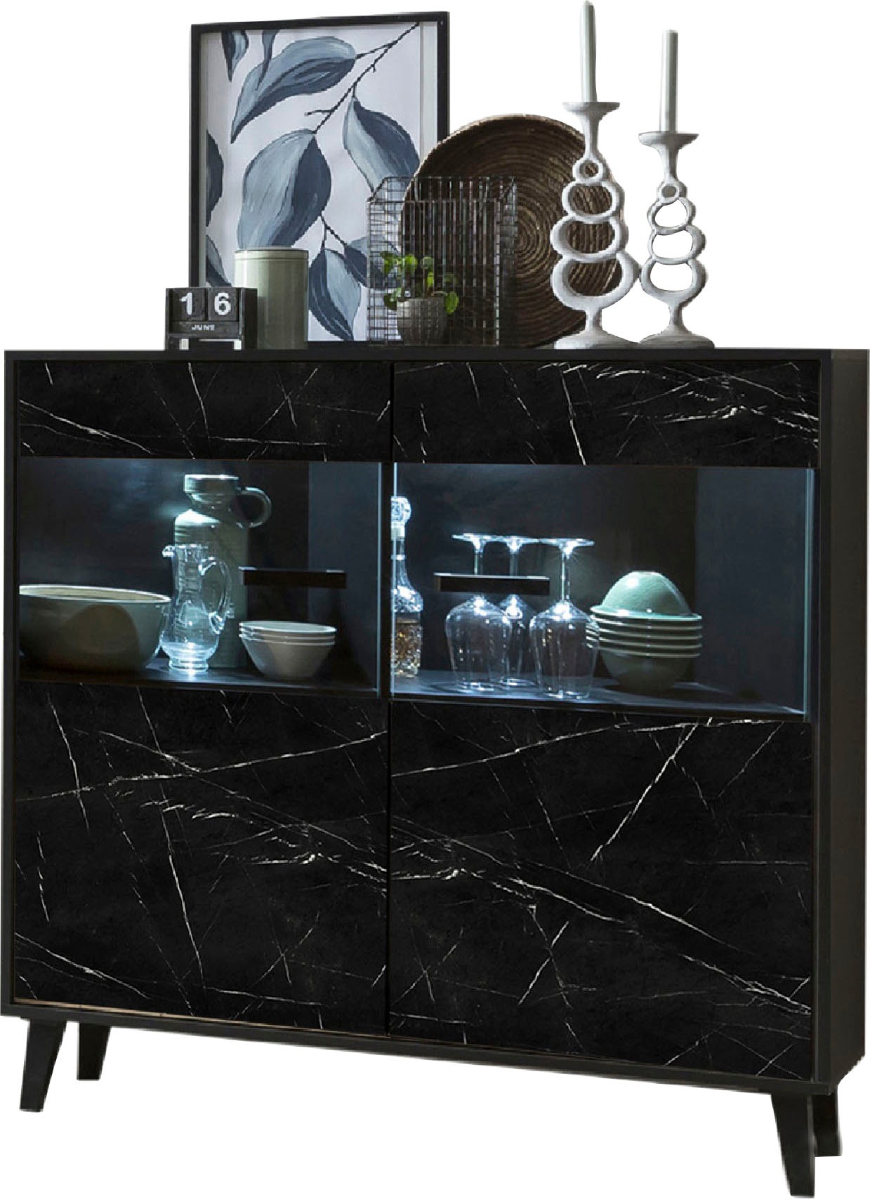 INOSIGN Highboard »FINA«, Höhe ca. 117 cm
