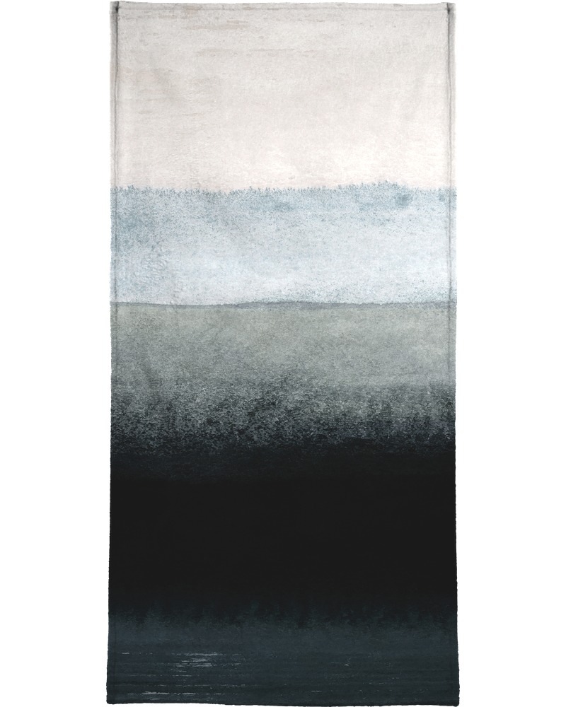 Juniqe Handtuch »Shades of Grey«, (1 St.), Weiche Frottee-Veloursqualität