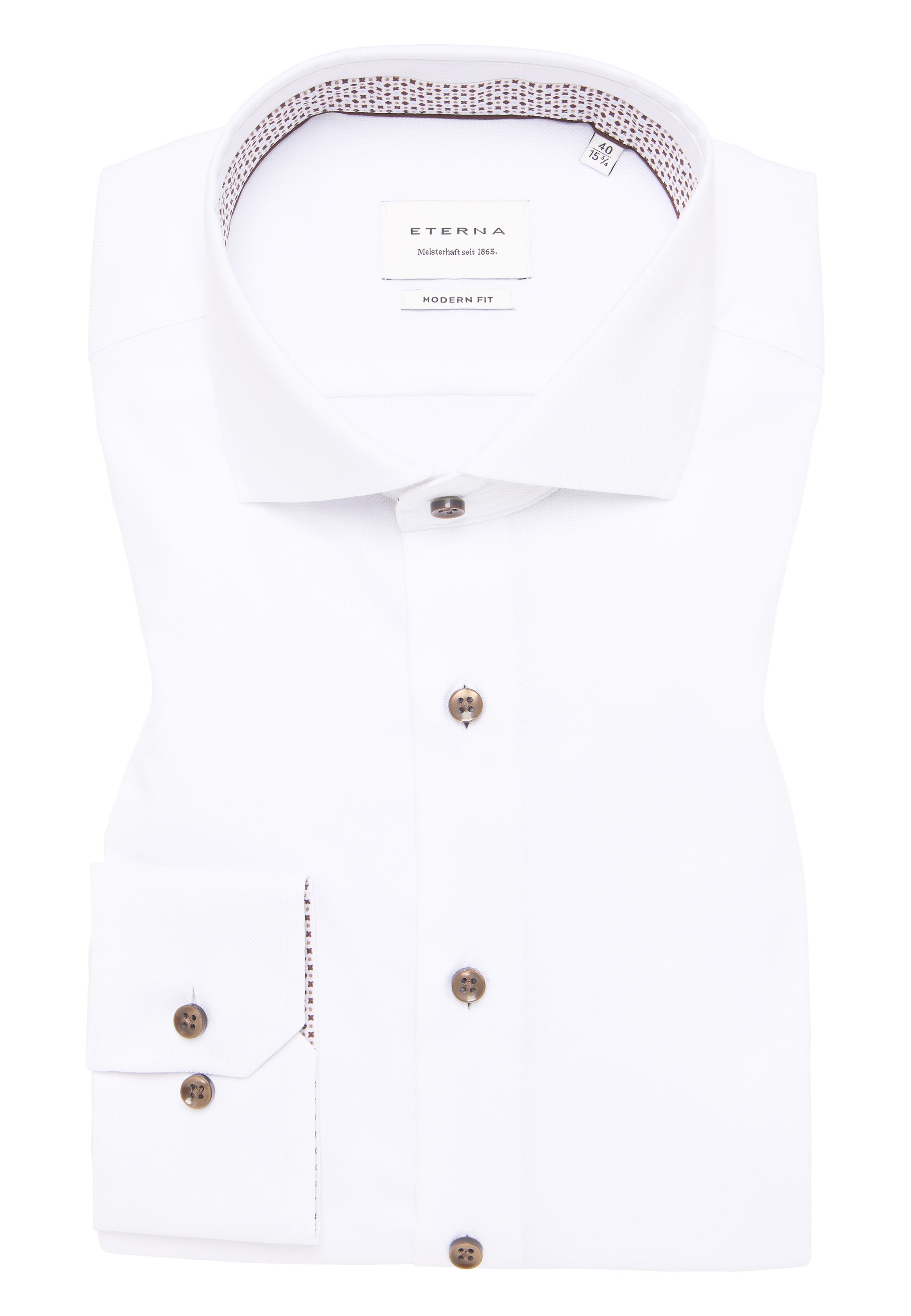 Eterna Langarmhemd »MODERN FIT« NON IRON (bügelfrei)