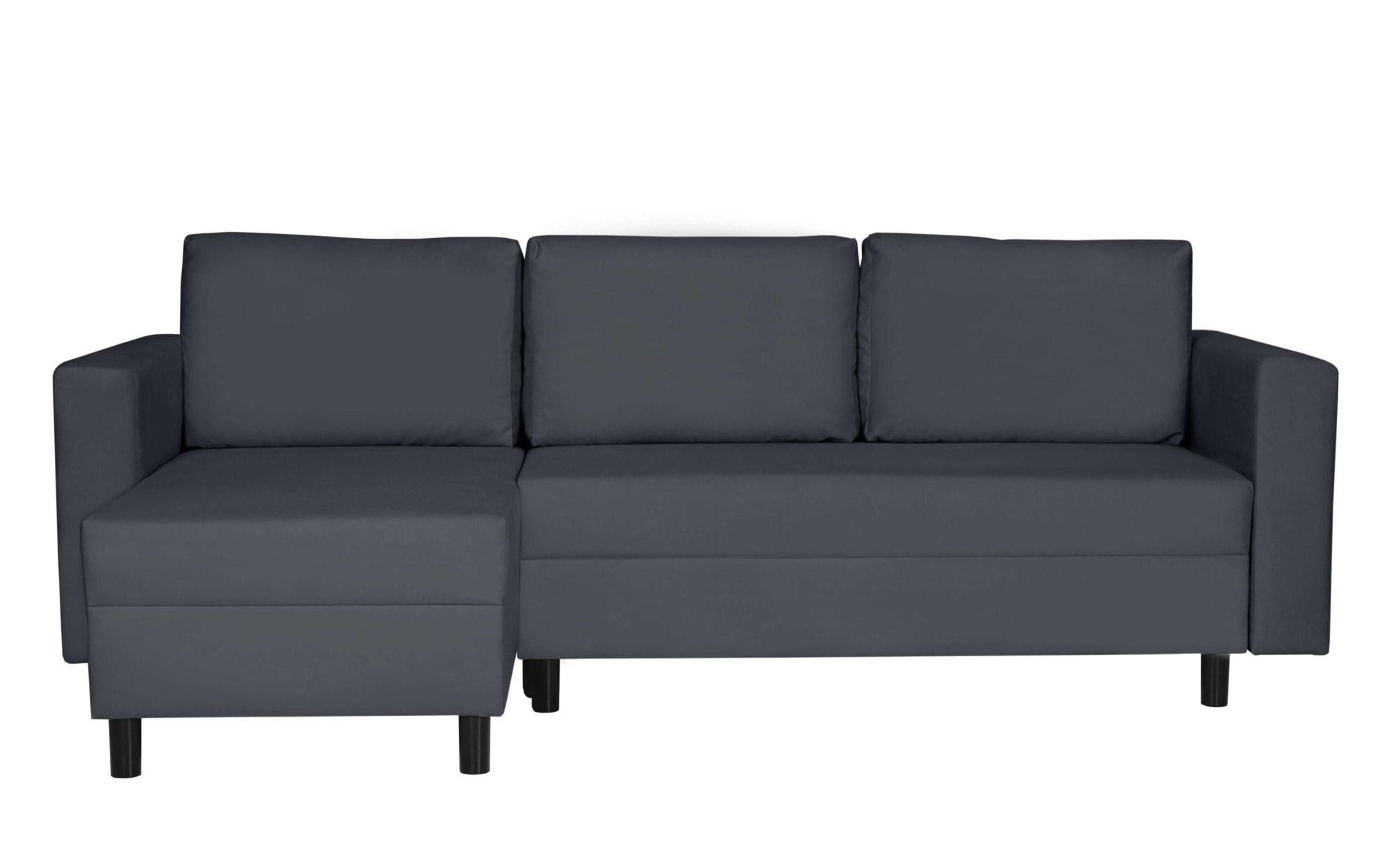 INOSIGN Ecksofa »GLENOE Schlafsofa mit Bettkasten, Recamiere beidseitig montierbar«, L-Form, Maße B/T/H: 230/135/84,5 cm, Velvet & Struktur weich