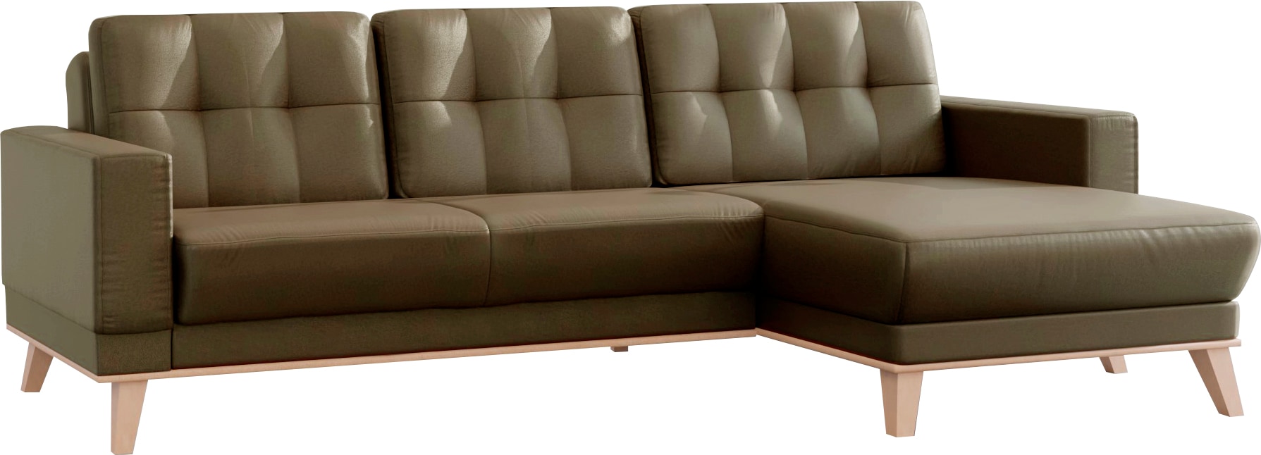 sit&more Ecksofa »Lavida L-Form«, wahlweise mit Kippfunktion und Bettkasten