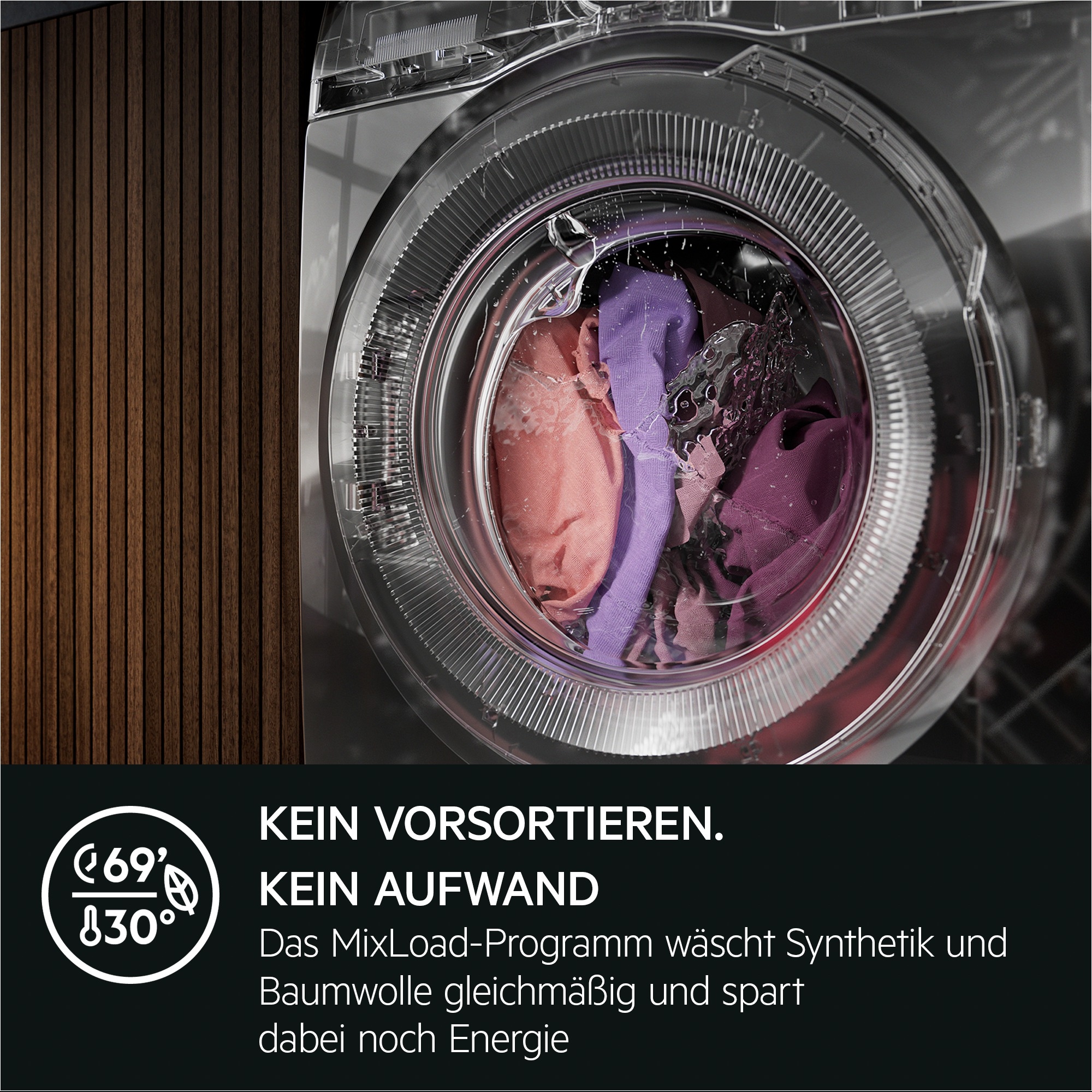 AEG Waschmaschine Serie 7000 »LR7GA70490«, 9 kg, 1400 U/min, ProSense® Mengenautomatik