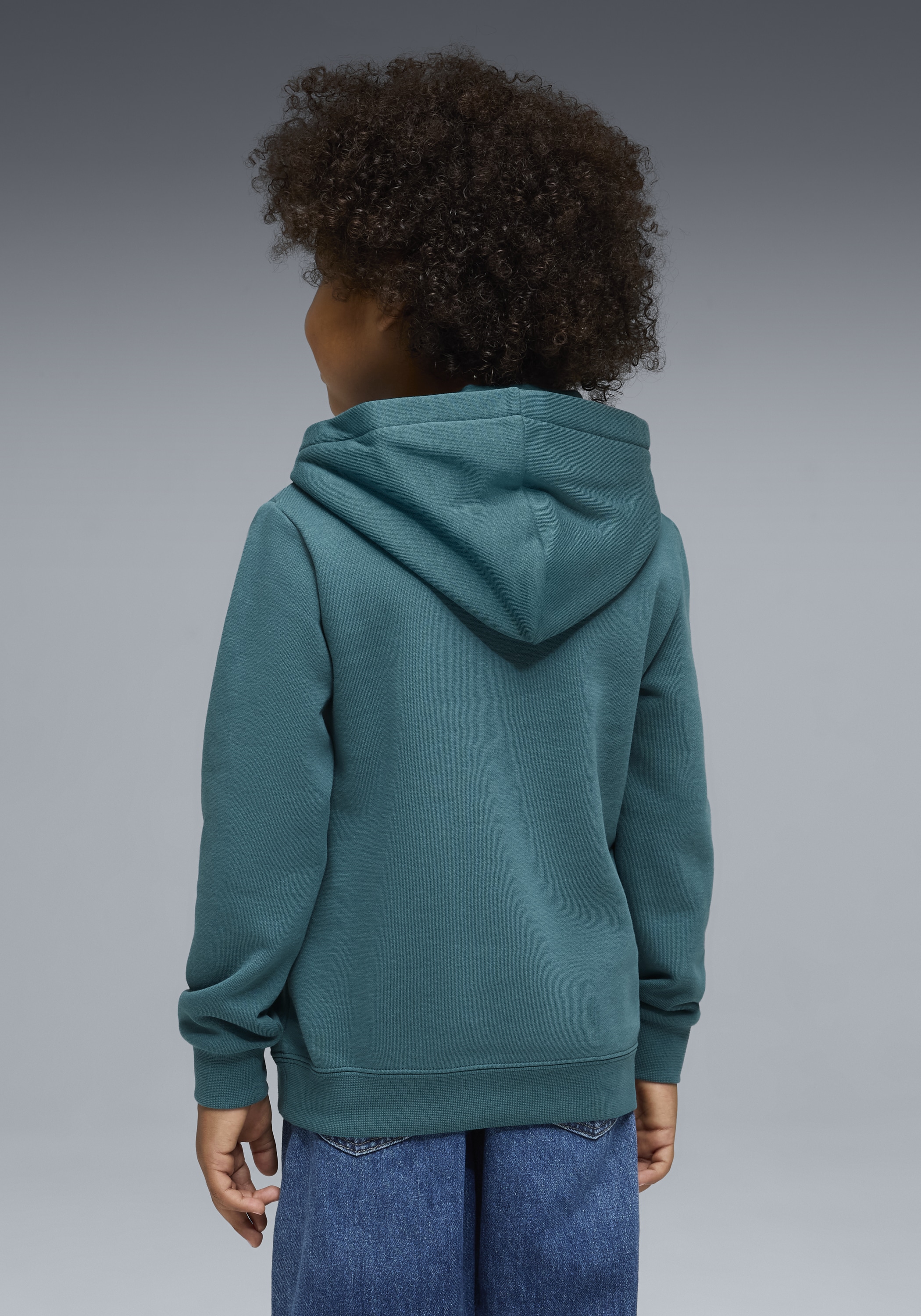 PUMA Kapuzensweatshirt »ESS NO. 1 LOGO HOODIE FL PS«, für Kinder, Regular Fit, mit Kängurutasche, mit Jerseyfutter

