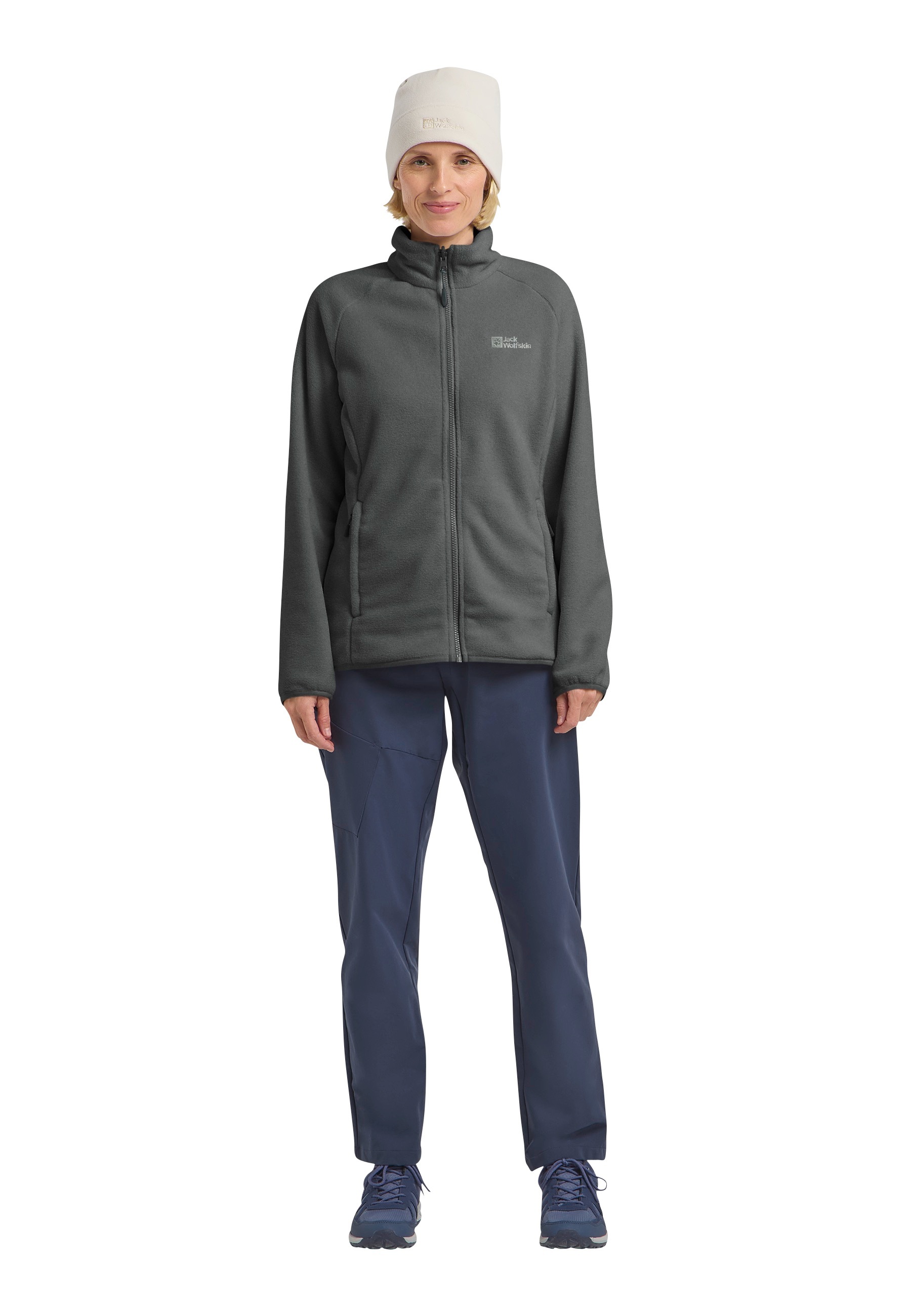 Jack Wolfskin Fleecejacke, Atmungsaktiv, leicht, Übergangsjacke
