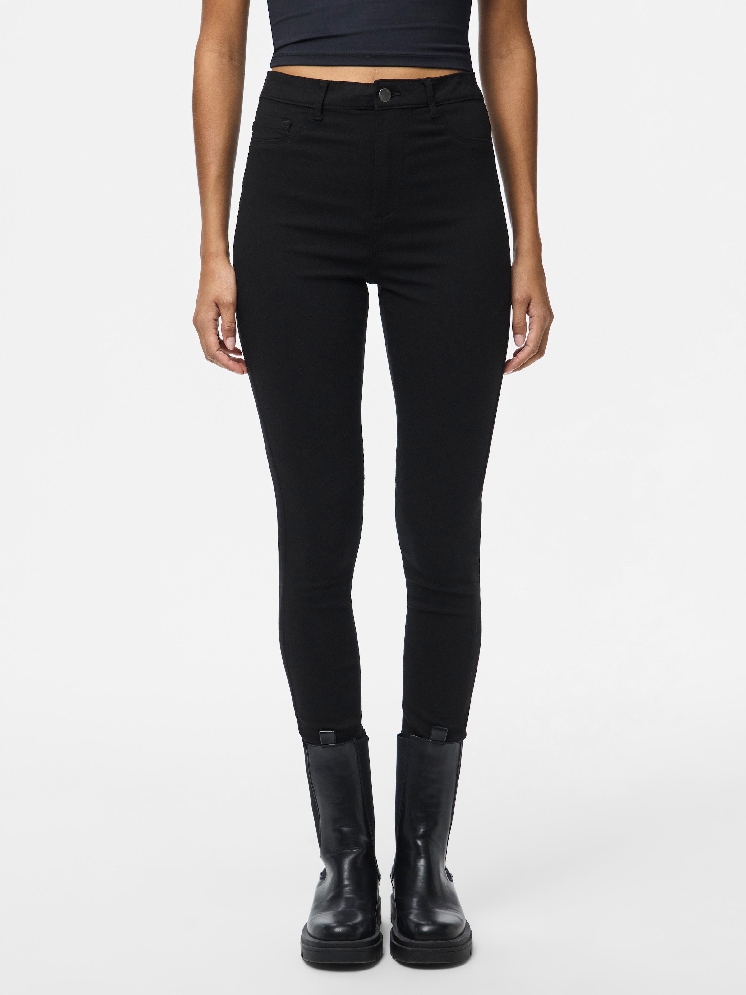 pieces Jeggings »PCHIGHSKIN WEAR JEGGINGS«  Viskosemischung, skinny fit