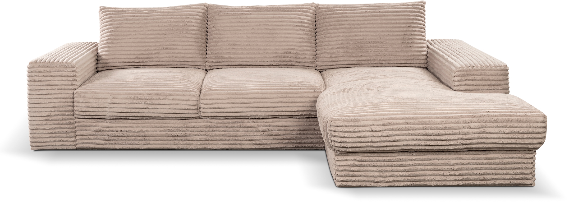 WERK2 Ecksofa Rozzana, in modischem Cord-Bezug