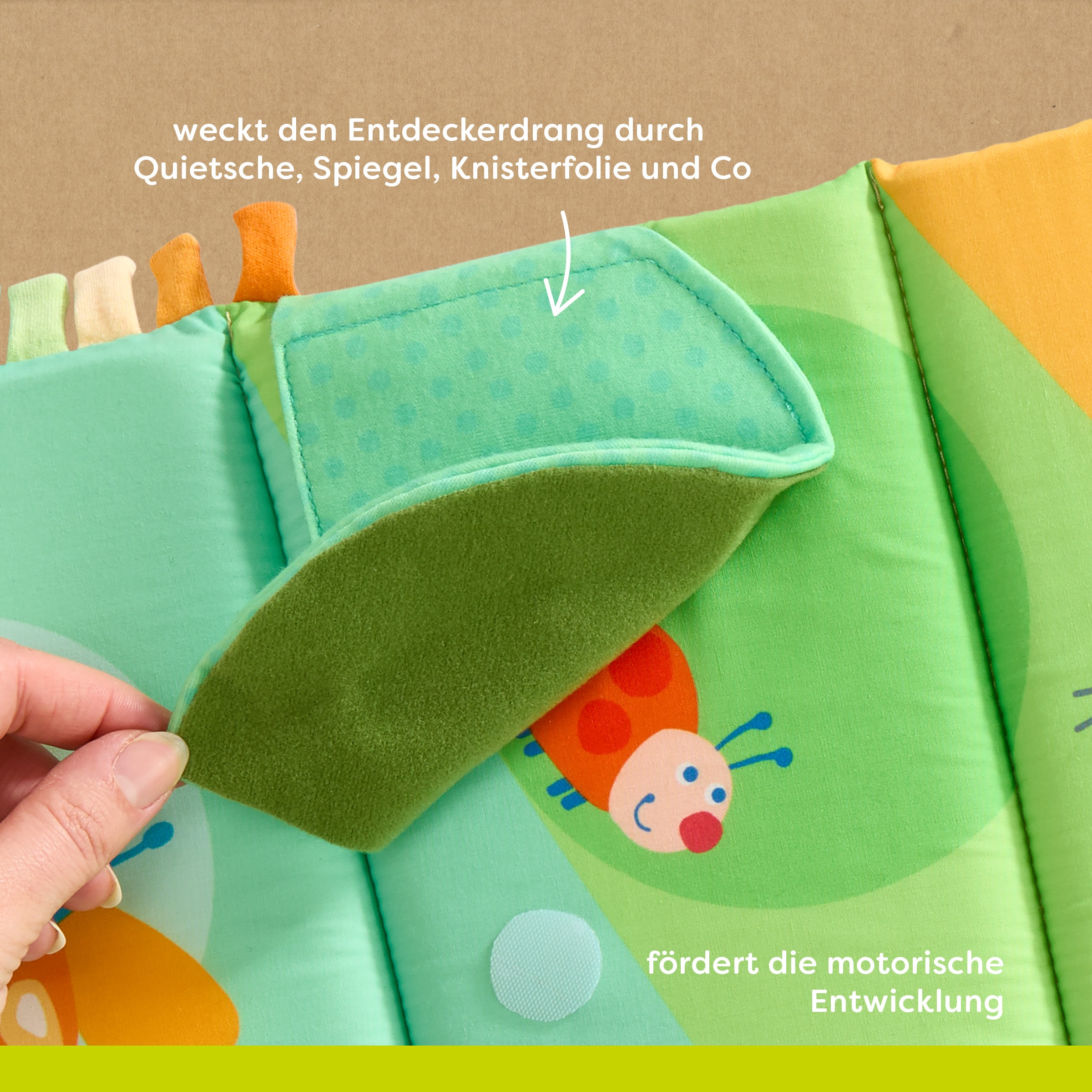 Haba Greifspielzeug »Entdeckerrolle Zebra«