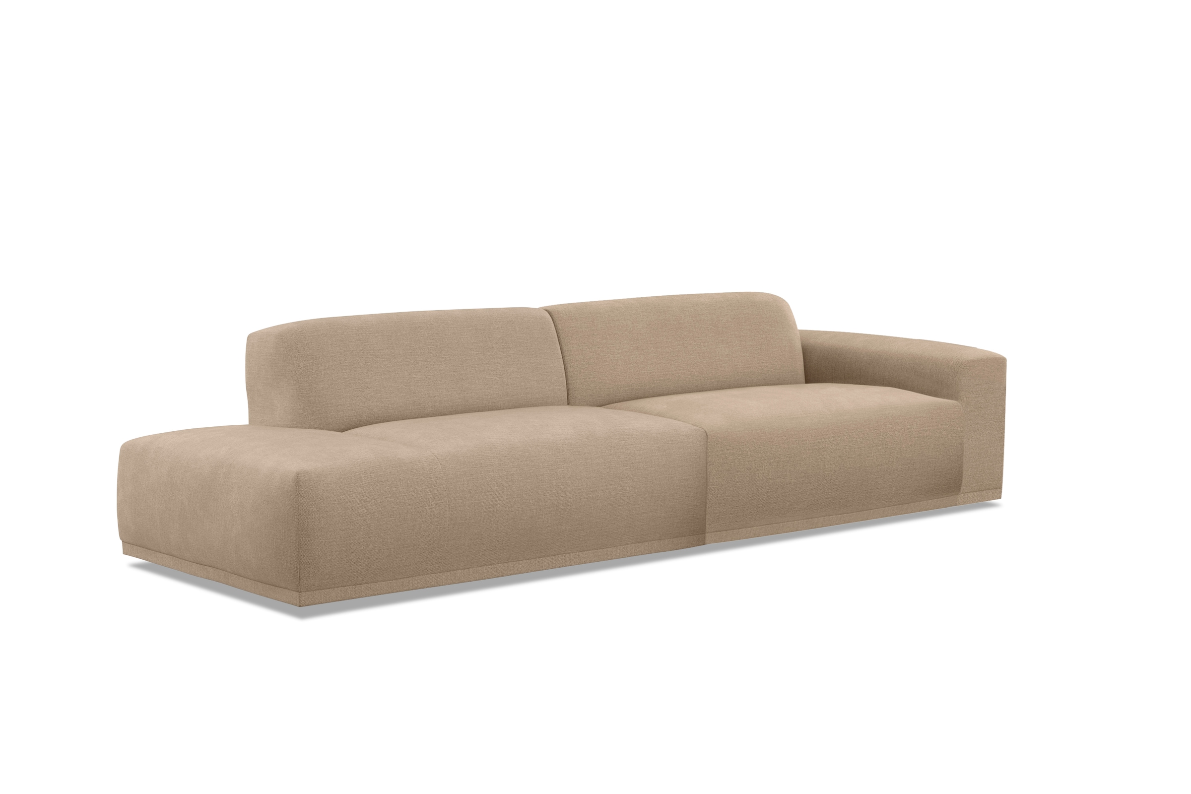 TRENDMANUFAKTUR Big-Sofa »Braga, mit hochwertigem Kaltschaum, Megasofa, in Cord erhältlich«, modernes Big-Sofa, Couch mit hohem Sitzkomfort, 277/72/107 cm (B/H/T)
