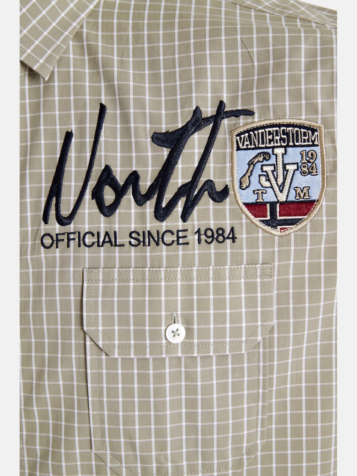 Jan Vanderstorm Karohemd »Kurzarmhemd AJULE«
