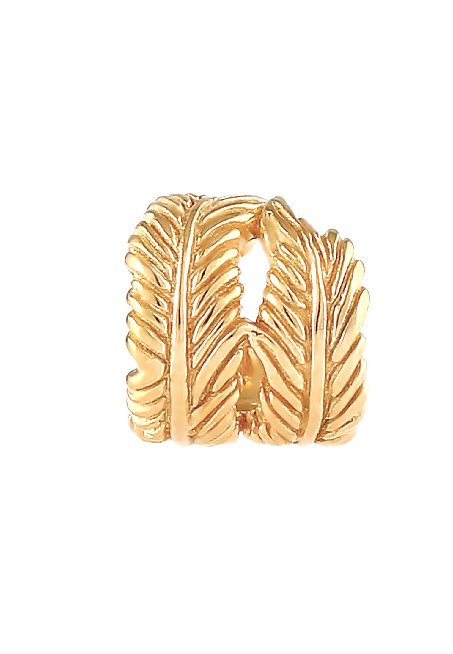 Elli Ohrklemme »Ohrringe Earcuff Single Feder Boho 925 Silber«