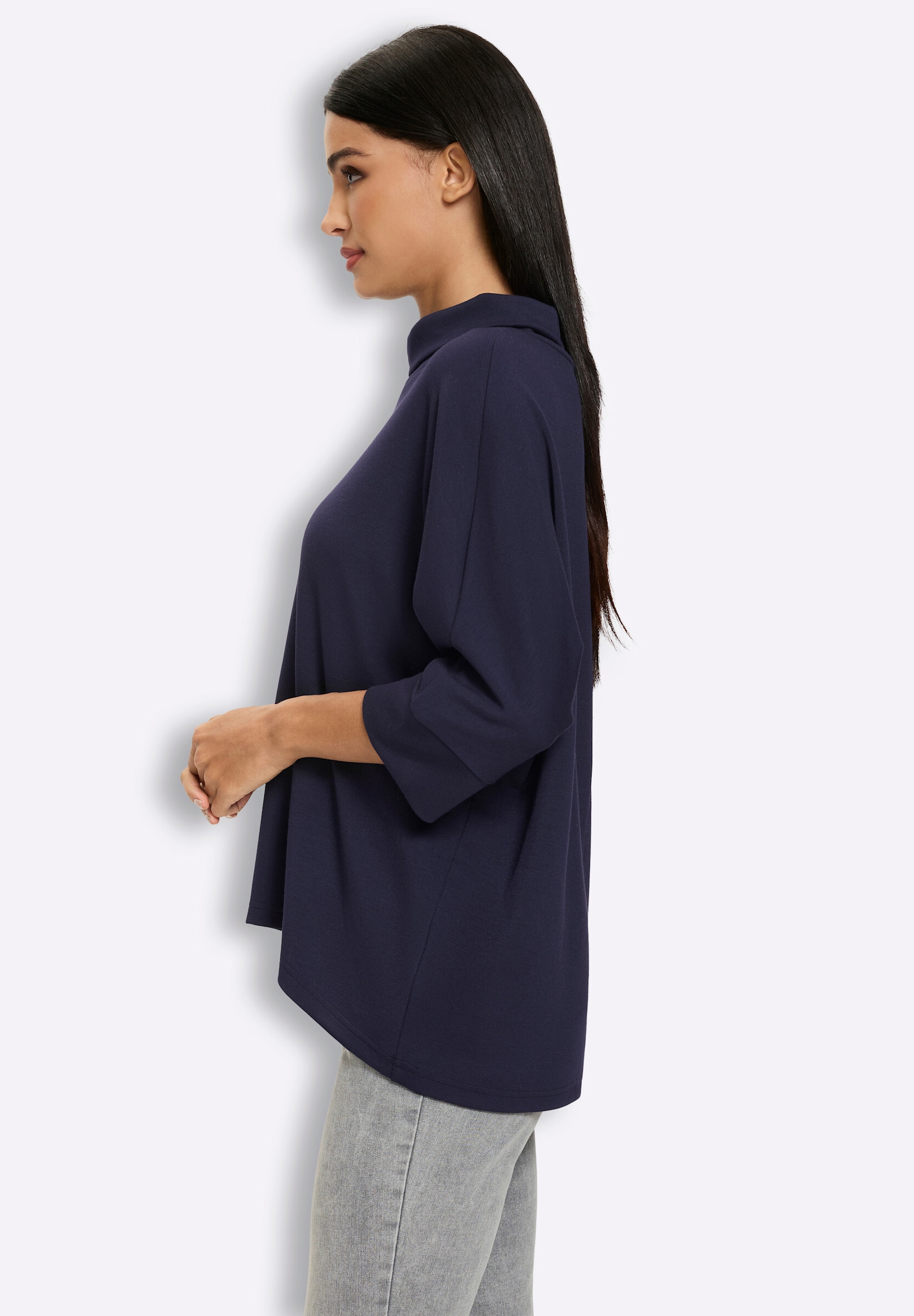 heine Sweatshirt »Sweatshirt Sweatshirt mit Fledermausärmeln«
