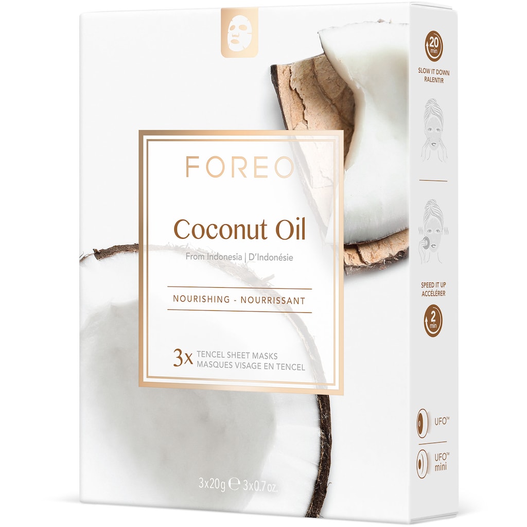 FOREO Gesichtsmaske »Farm To Face Collection Sheet Masks Coconut Oil«