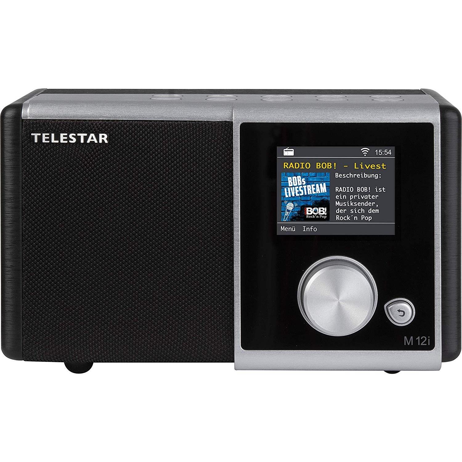 TELESTAR Internet-Radio »M 12i«, ( Digitalradio (DAB+)-FM-Tuner-Internetradio ), USB Musikplayer, MP3, WMA, AAC, WiFi