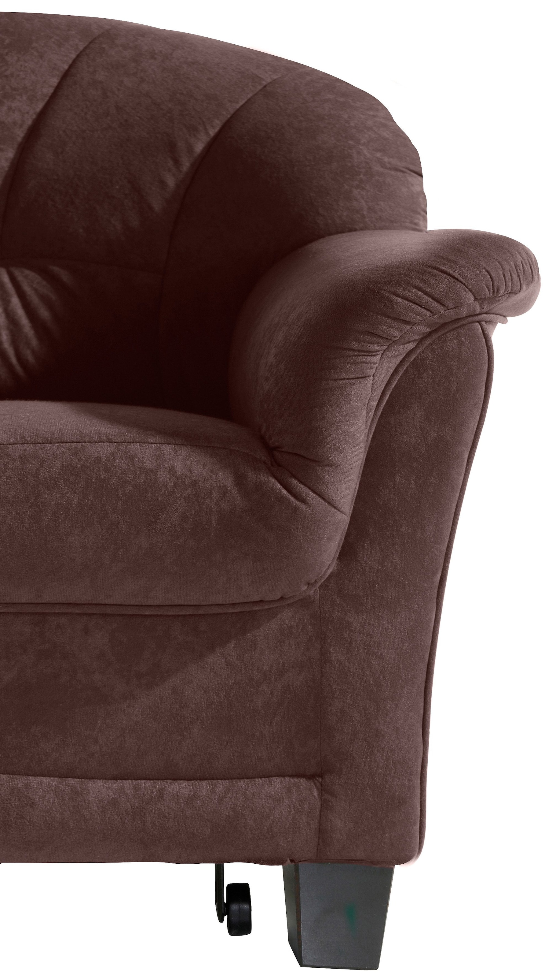 Home affaire Ecksofa »Camelita, Landhaus Sofa, 2 Varianten: Recamiere- oder Ottomane, L-Form«, wahlweise mit Bettfunktion