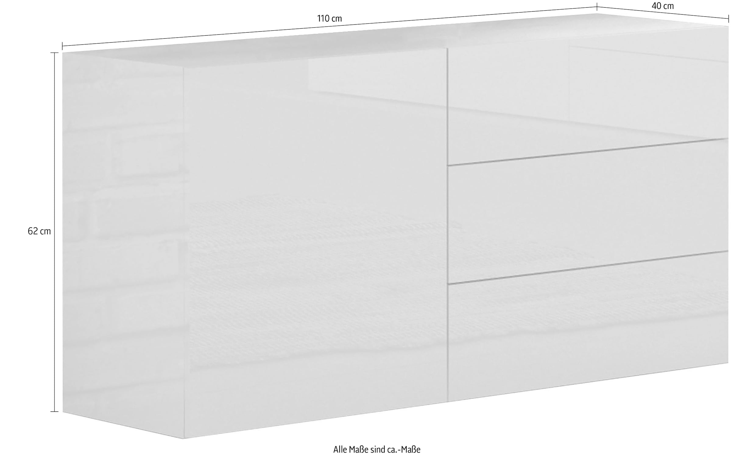 INOSIGN Sideboard »Metis«, Breite 110 cm