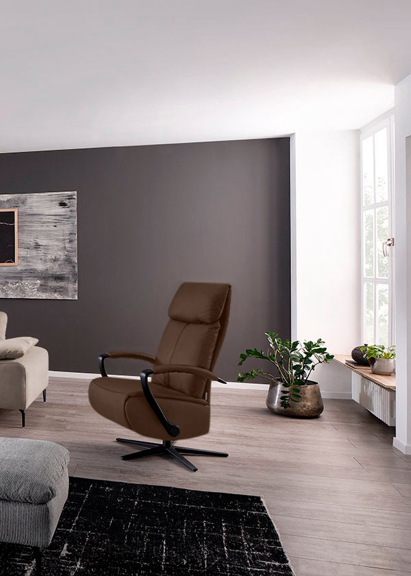 W.SCHILLIG Relaxsessel »rumbaa« wahlweise mit Doppelmotor, in Größen S, M & L, mit 5-Sternfuß