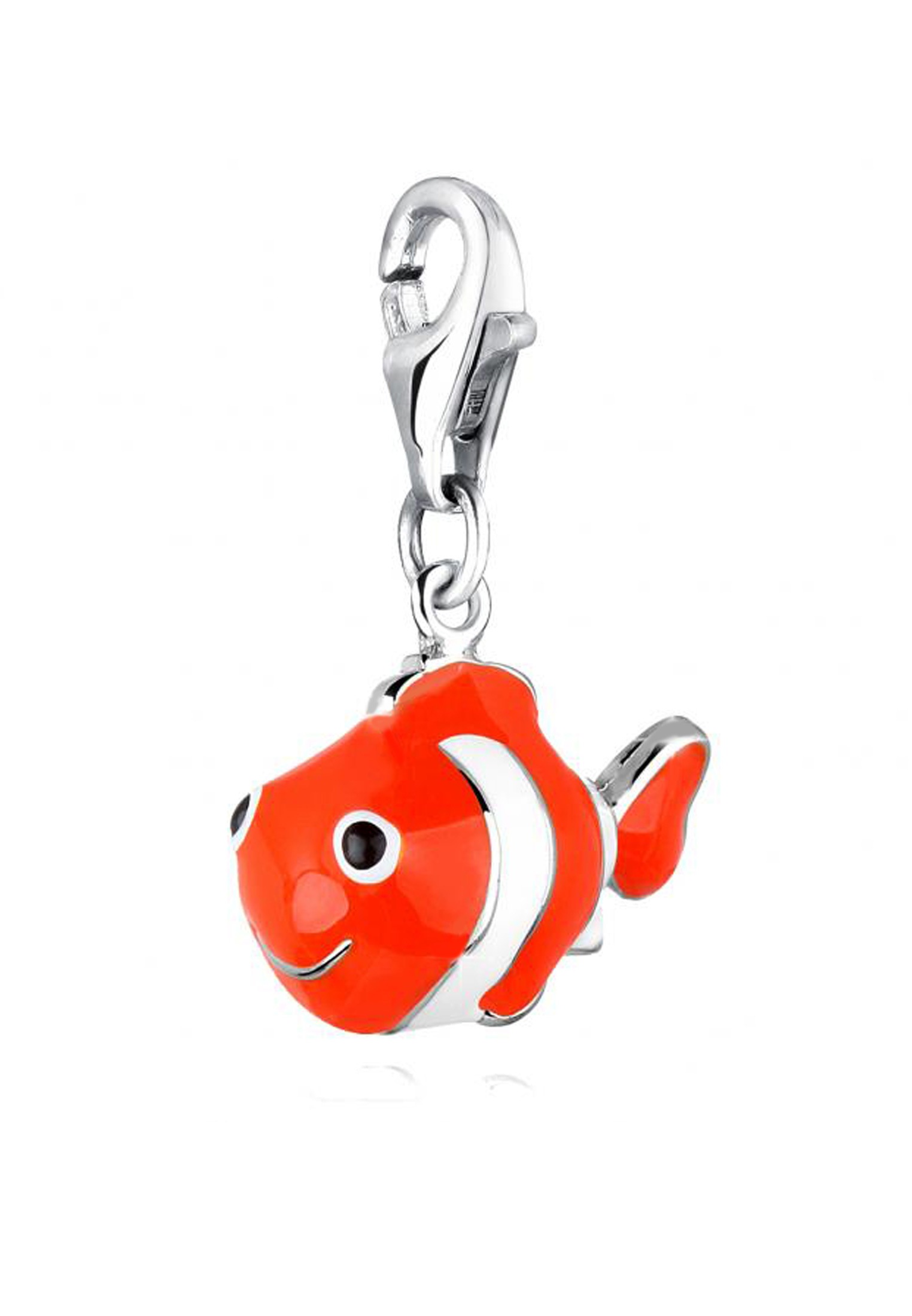 Nenalina Charm-Einhänger »Charm Anhänger Fisch Bunt Emaille 925 Silber«