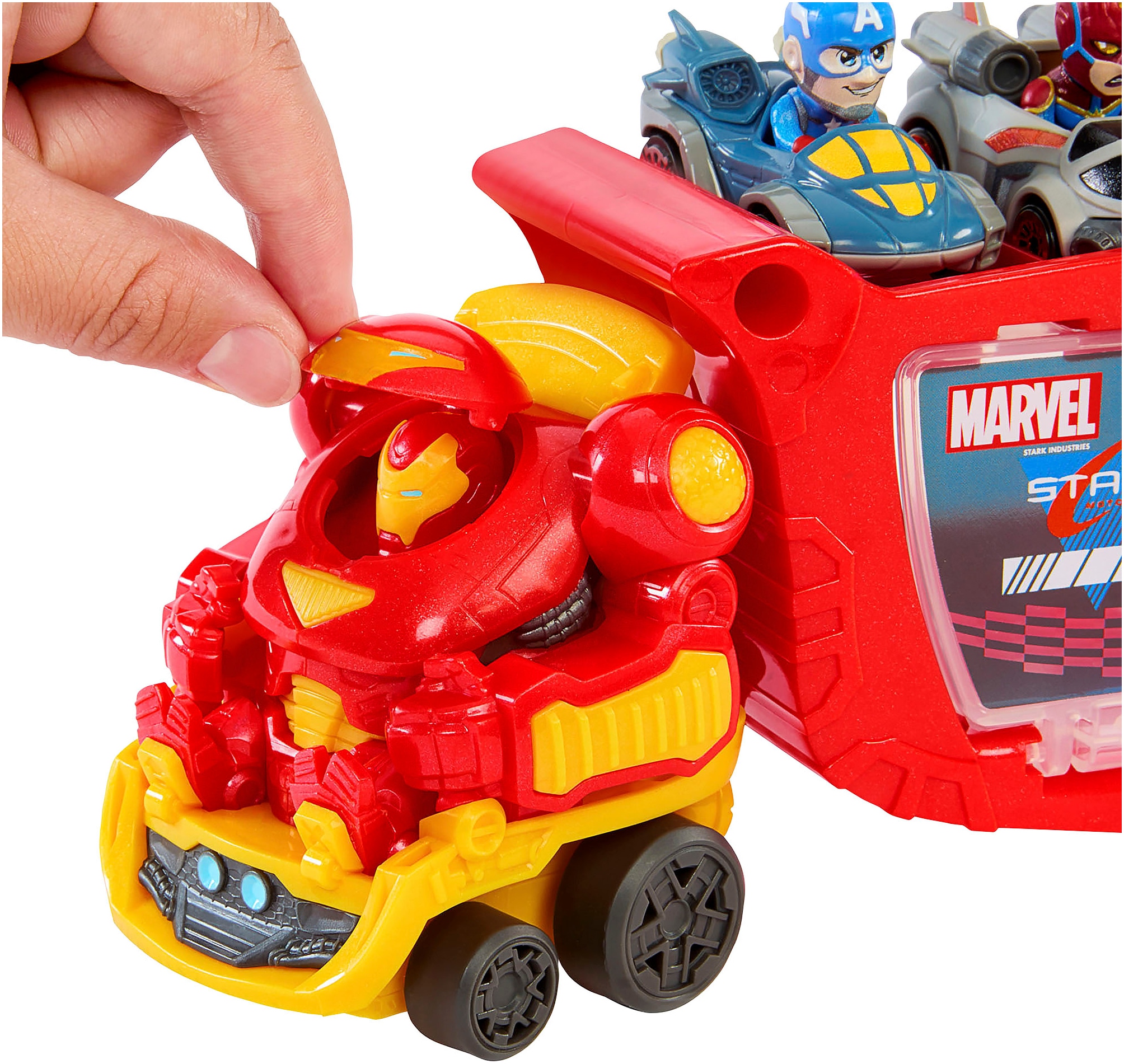 Hot Wheels Spielzeug-Transporter »RacerVerse, Marvel Hulkbuster«