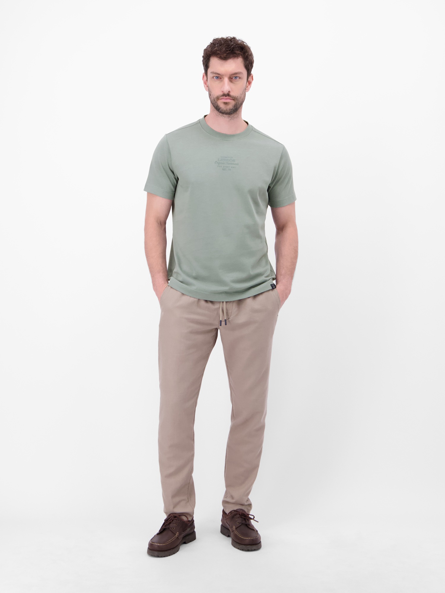 LERROS T-Shirt »T-Shirt aus Baumwolle mit Print«