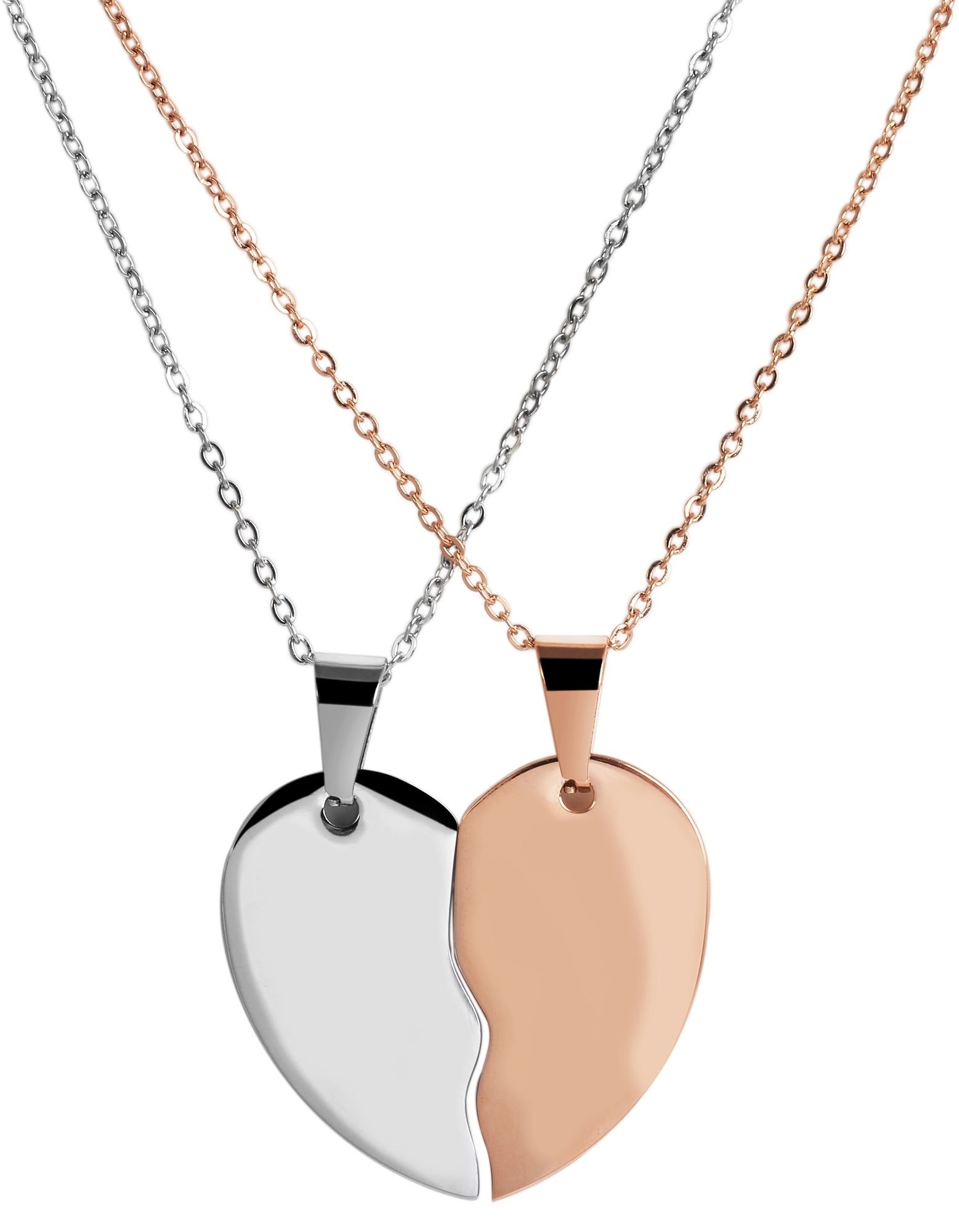 Adelia´s Kettenanhänger »Unisex Anhänger ¿ Herz Gravuranhänger aus Edelstahl«