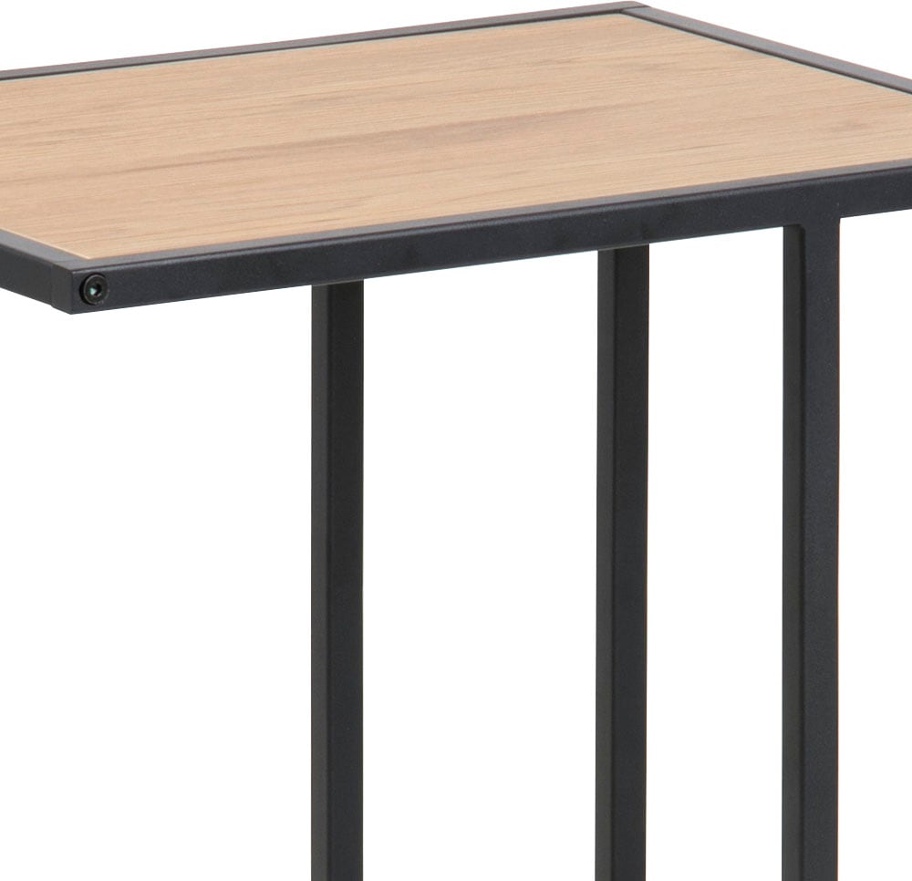 ACTONA GROUP Beistelltisch, mit schmalem Metallgestell im modernen Industrie-Look, Höhe 63 cm