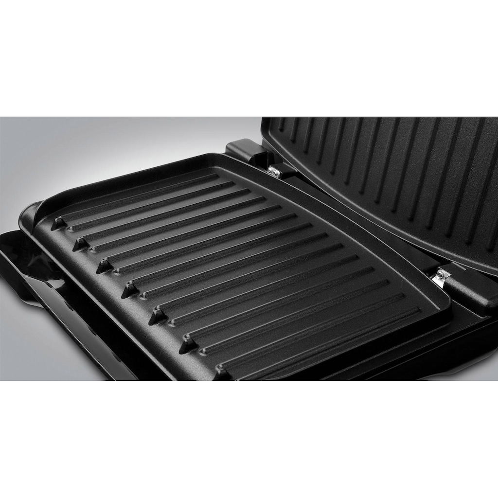 George Foreman Kontaktgrill »Steel Familiy Fitnessgrill Rot 25040-56«, 1650 W