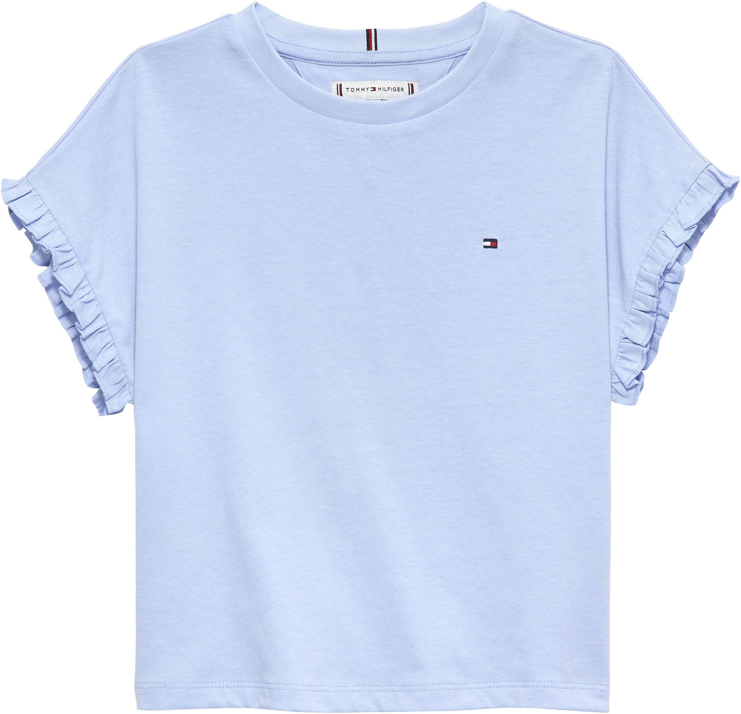 Tommy Hilfiger T-Shirt »ESSENTIAL TOP SHORT SLEEVE« Kinder bis 16 Jahre, mit Rüschen, relaxed fit