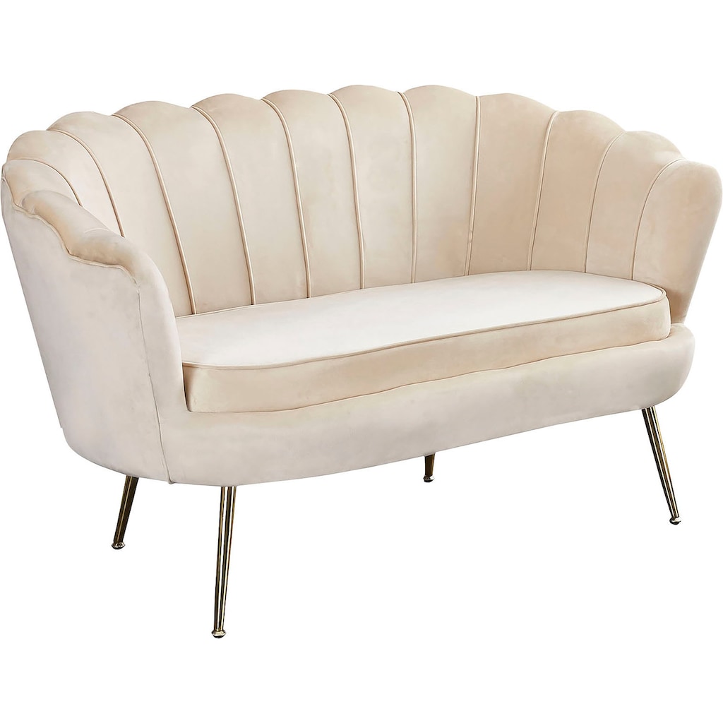 SalesFever 2-Sitzer »Clam«, extravagantes Muscheldesign, Breite 136 cm