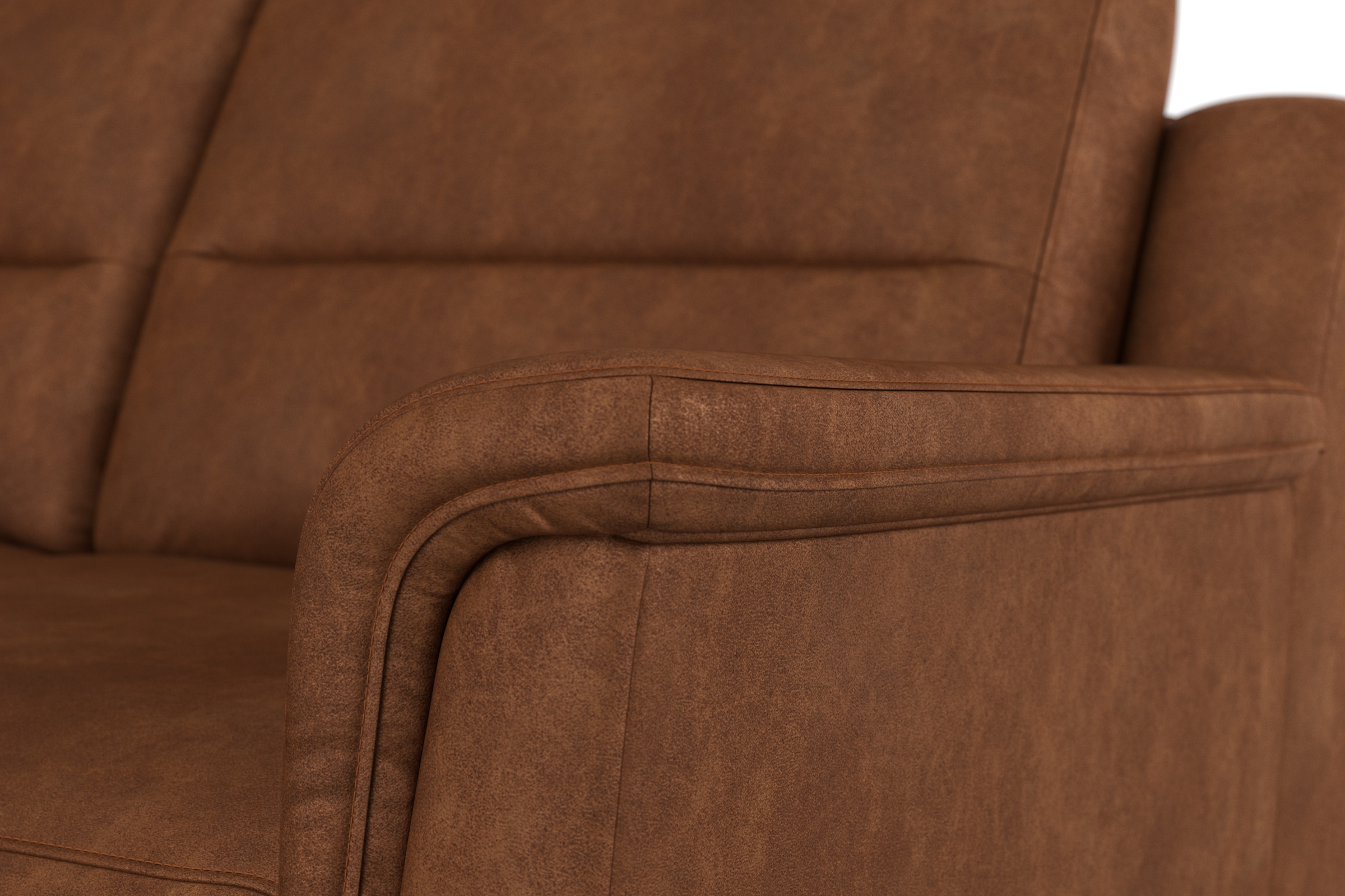 sit&more Ecksofa »Farö L-Form«, inklusive Federkern, wahlweise mit Bettfunktion und Bettkasten