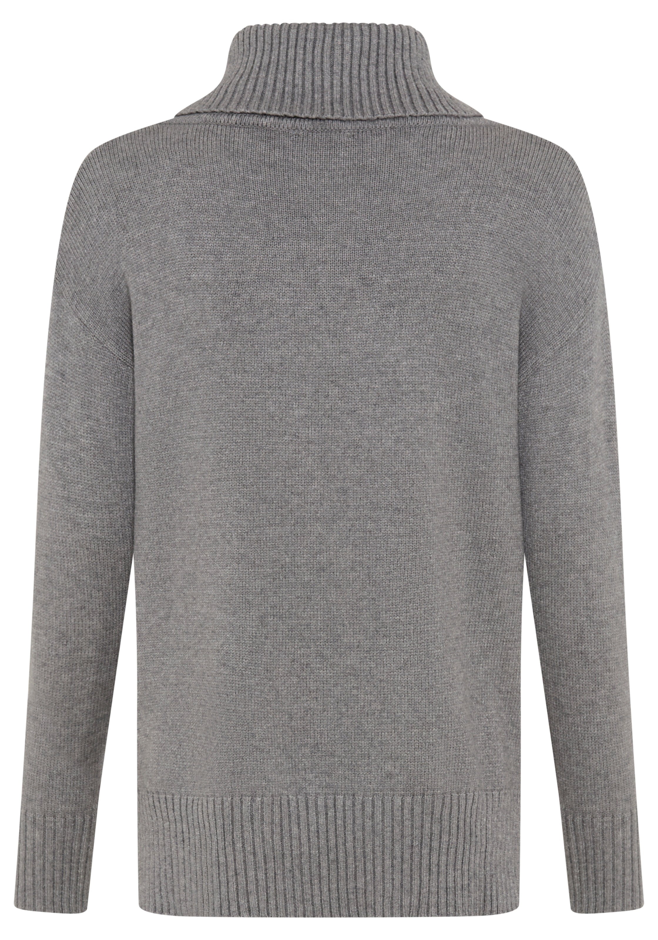 Tamaris Rollkragenpullover in lässiger Form mit seitlichen Schlitzen