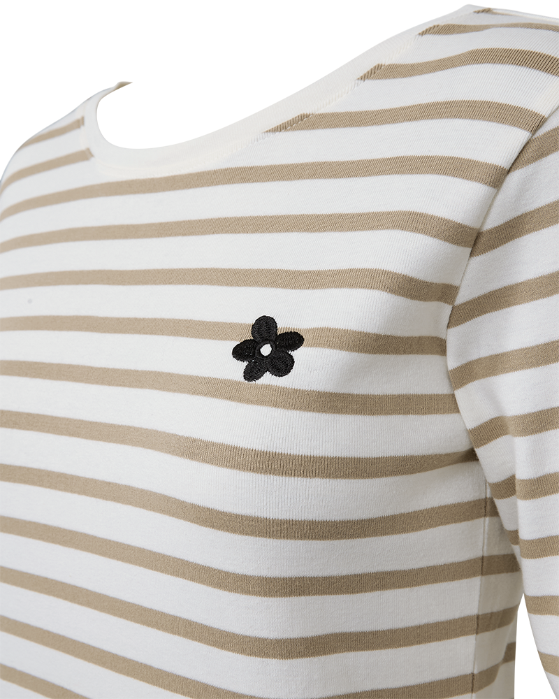 FREEQUENT Langarmshirt »FQFAMILA-TEE« im Streifen-Design