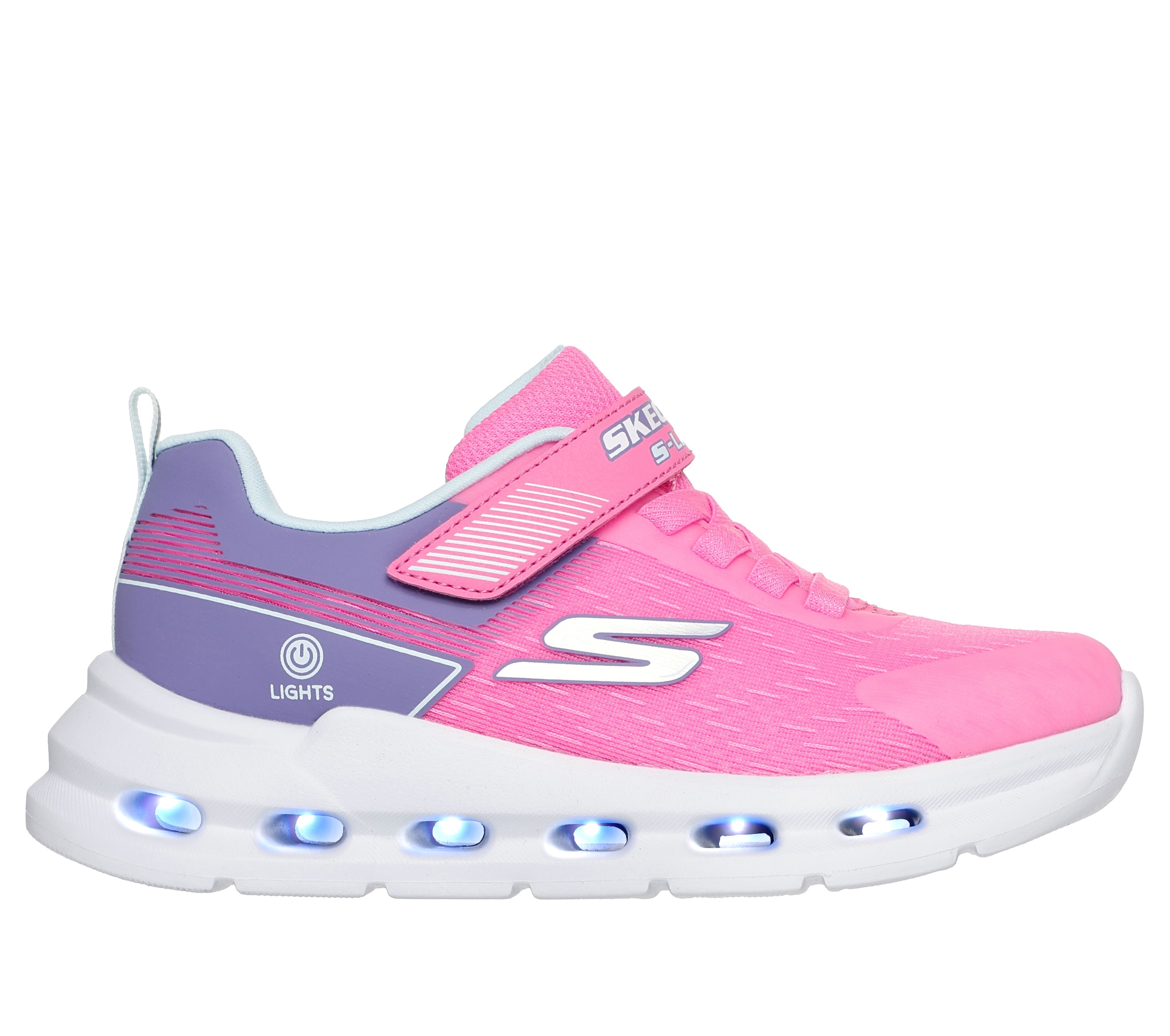 Skechers Sneaker »GLIDE-STEP LIGHTS«  Halbschuh mit Glide Step, Größenschablone zum Download