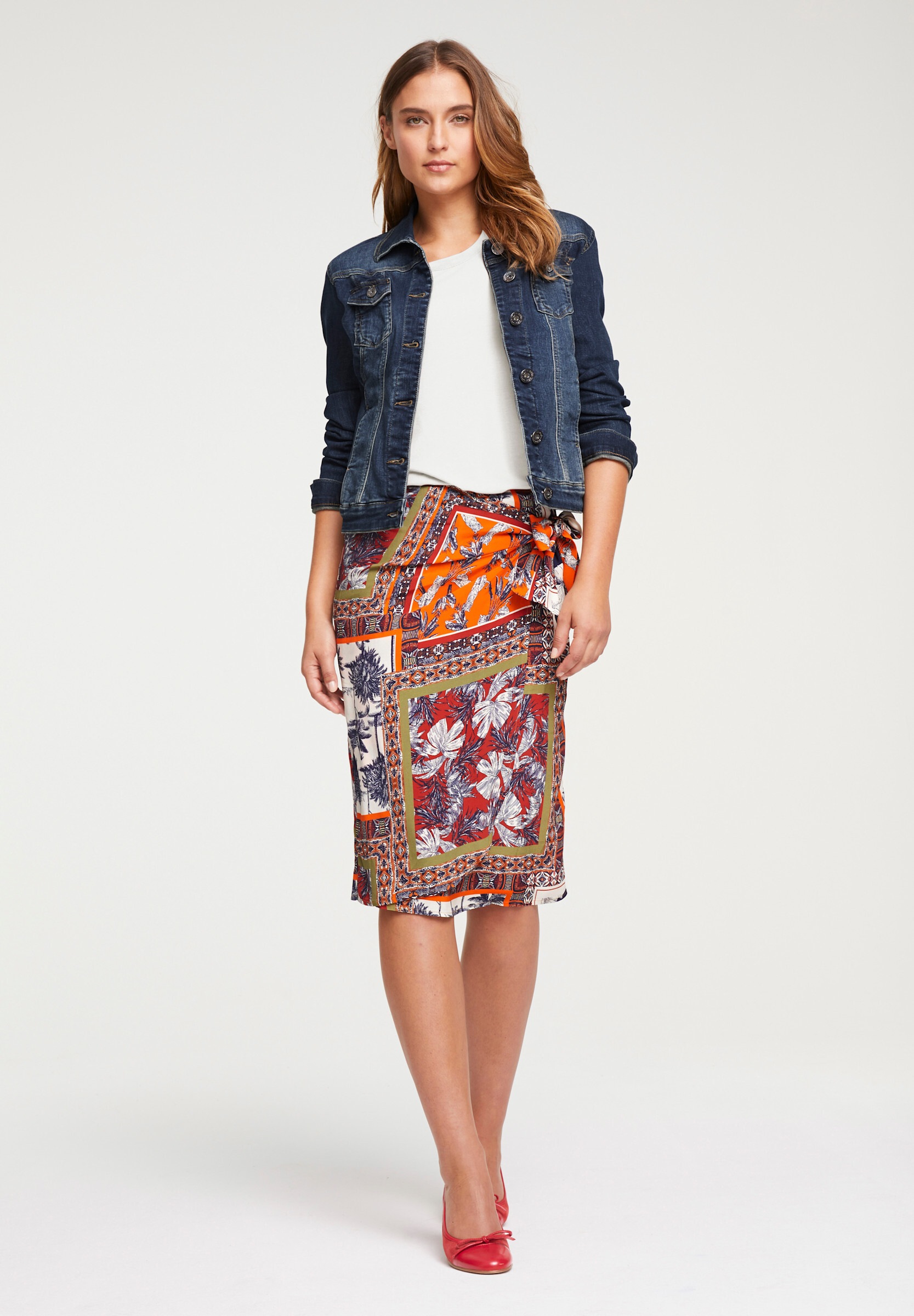 heine Jackenblazer »Jeans-Jacke Jeansjacke in Used-Waschung«