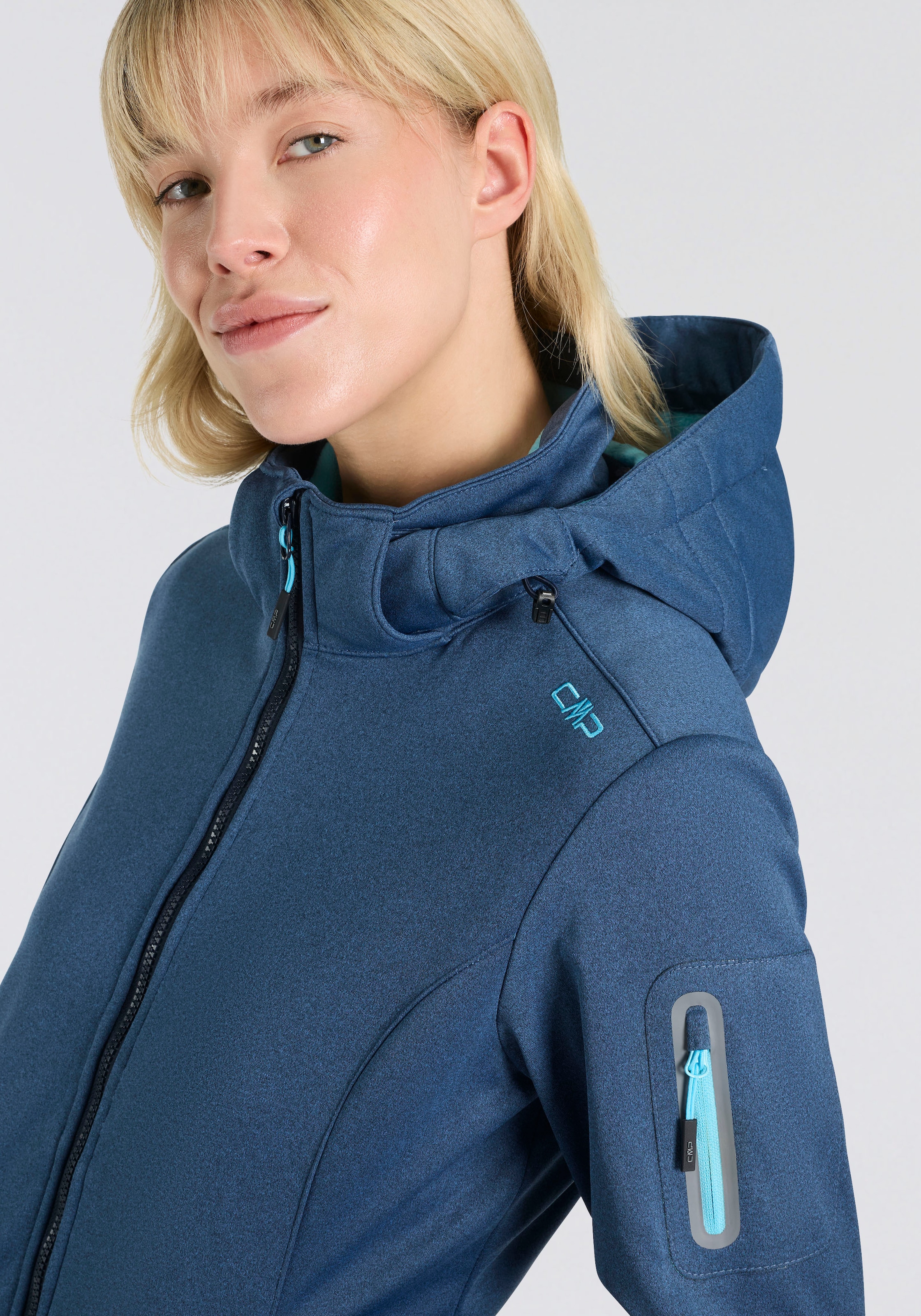 CMP Softshelljacke, (1 St.), mit Kapuze