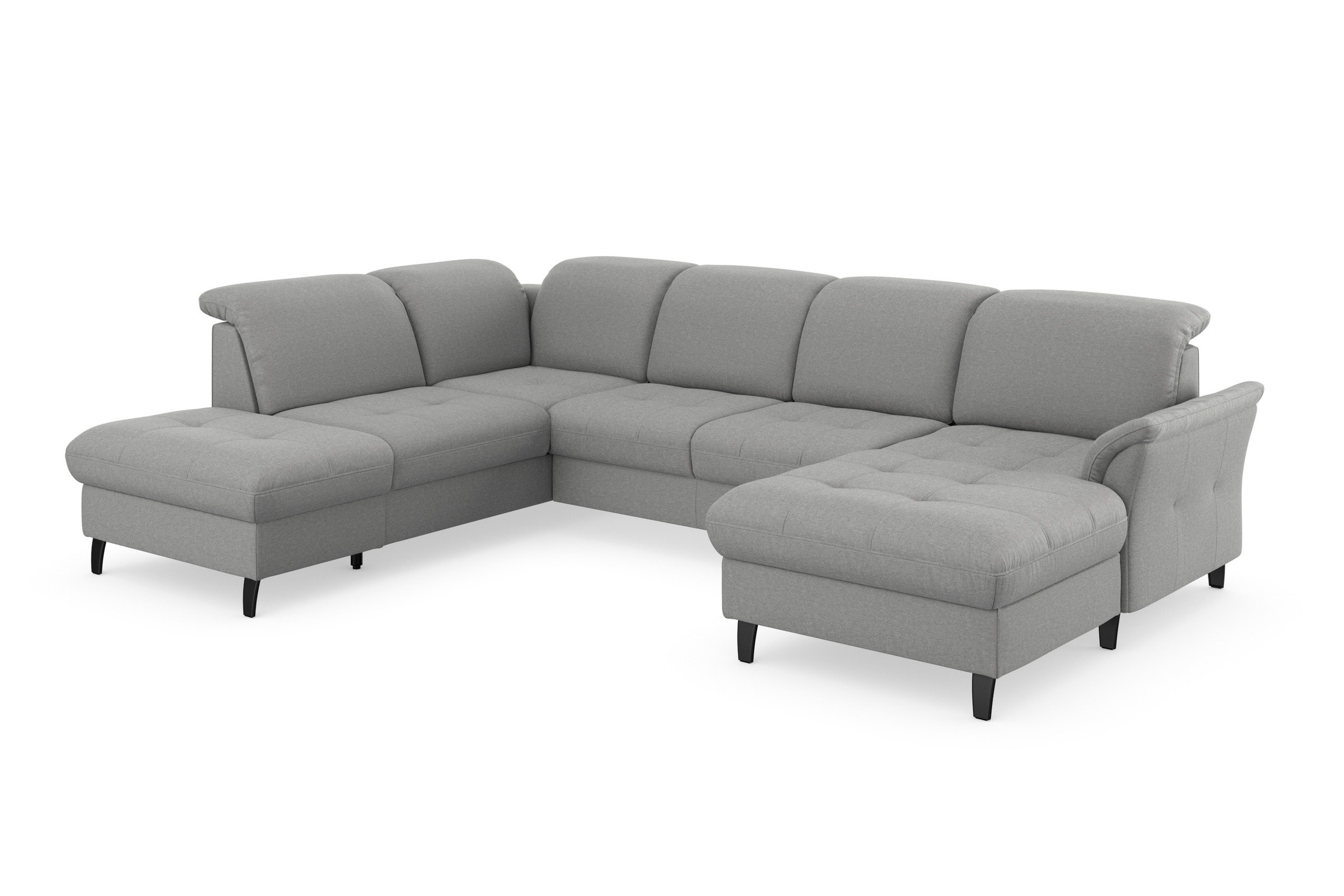 sit&more Wohnlandschaft »Maggiore U-Form« wahlweise mit Kopfteilverstellung, Bettfunktion und Stauraum