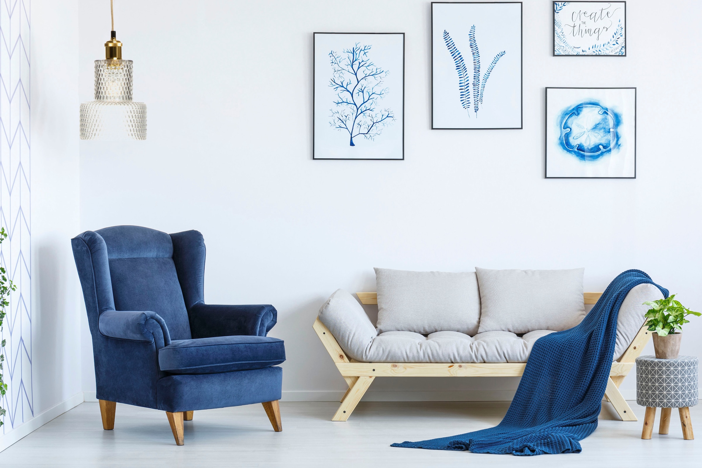 Kayoom Hängeleuchte »Mona« E27 1 Stk. handgefertigt, modern