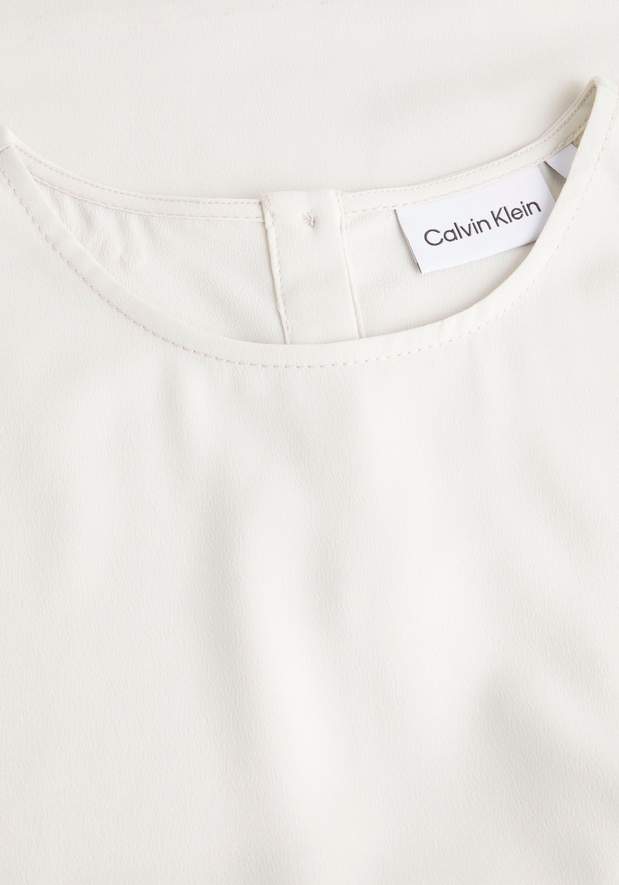 Calvin Klein Blusentop, mit Runhalsausschnitt im OTTO Online Shop