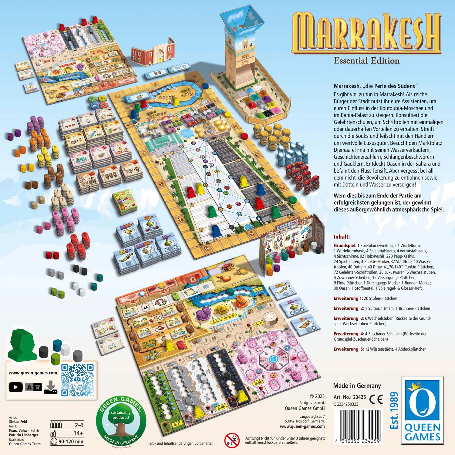 Queen Games Spiel »Marrakesh Essential Edition«, Made in Europe