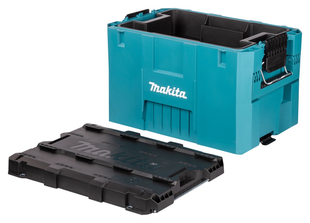 Makita Werkzeugbox »MAKTRAK Erweiterung  XL »P-91023« max. 45 kg, 58,49L« Effizientes Be- und Entladen mit dem MAKTRAK Koffer Sortiment