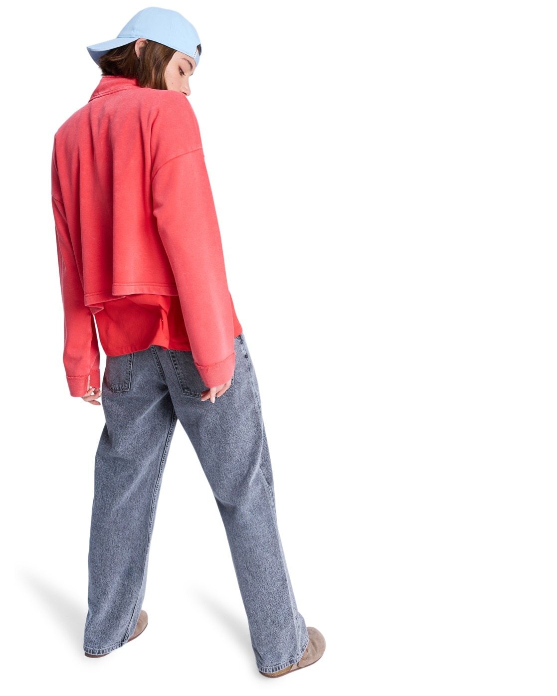 Roxy Loose-fit-Jeans »Dawn Patrol Mid Lava«